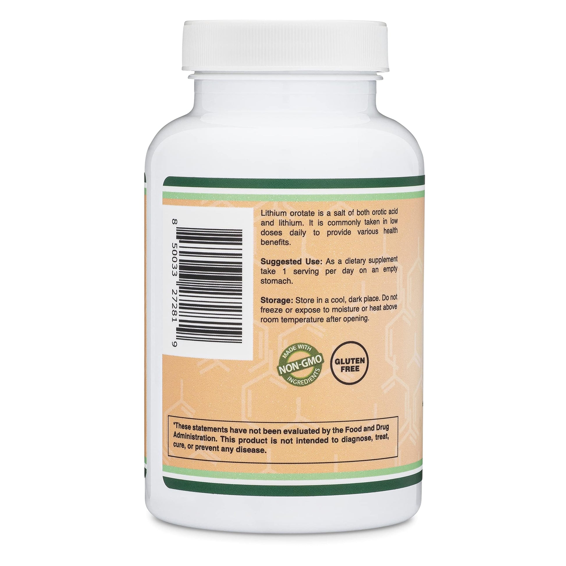 Lithium Orotate 5mg of Elemental Lithium for Cognition and Brain Health, 210 Capsules (Third Party Tested, Vegan Safe, Non-GMO) by Double Wood Supplements Double Wood Supplements buy supplements canada