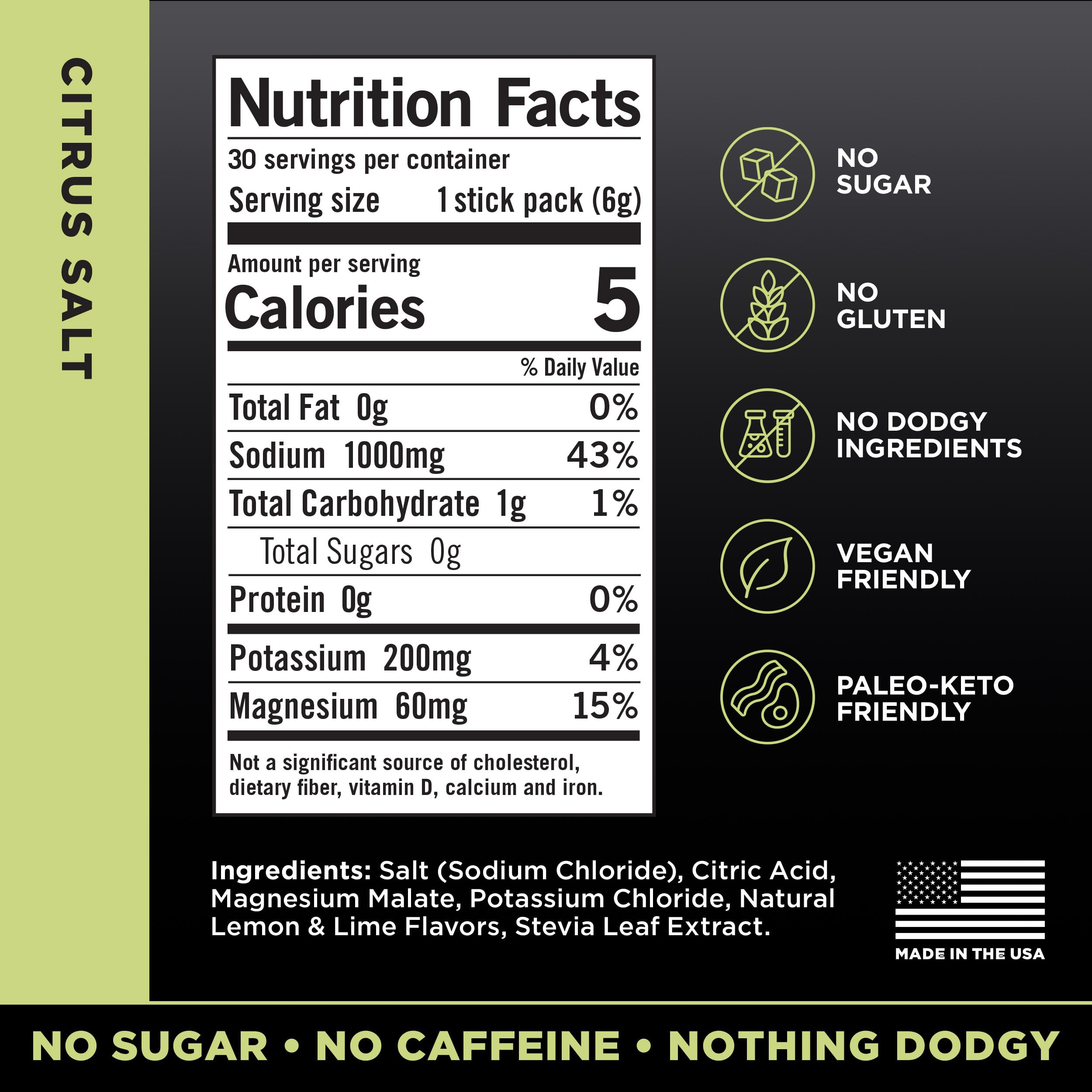 LMNT Zero Sugar Electrolytes - Citrus Salt | Drink Mix | 30-Count Drink LMNT buy supplements canada