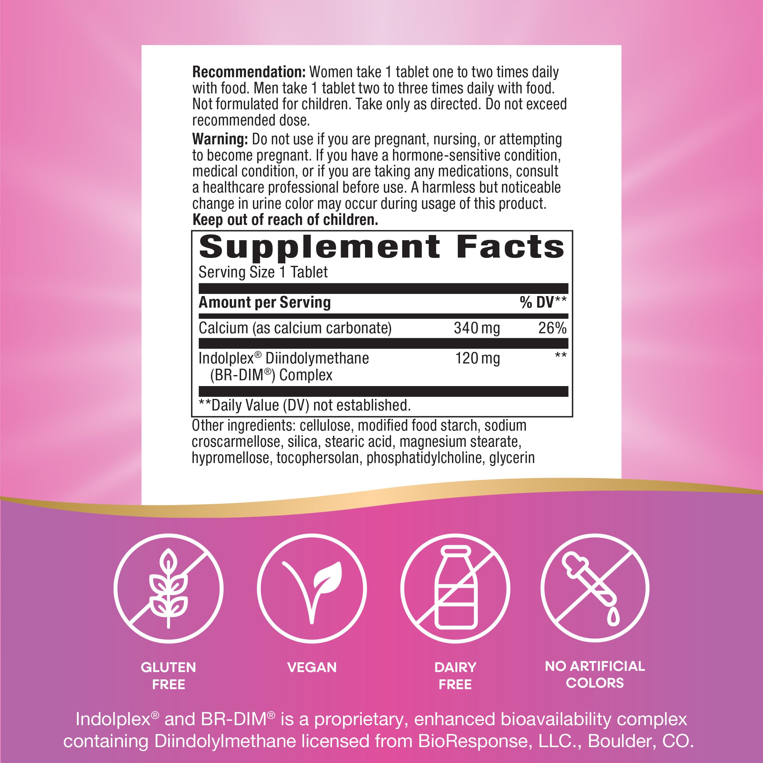 Nature's Way Estrobalance, Absorbable BR-DIM, Supports Healthy Estrogen Metabolism*, Vegan, Gluten Free, 60 Tablets (Packaging May Vary) Nature's Way buy supplements canada