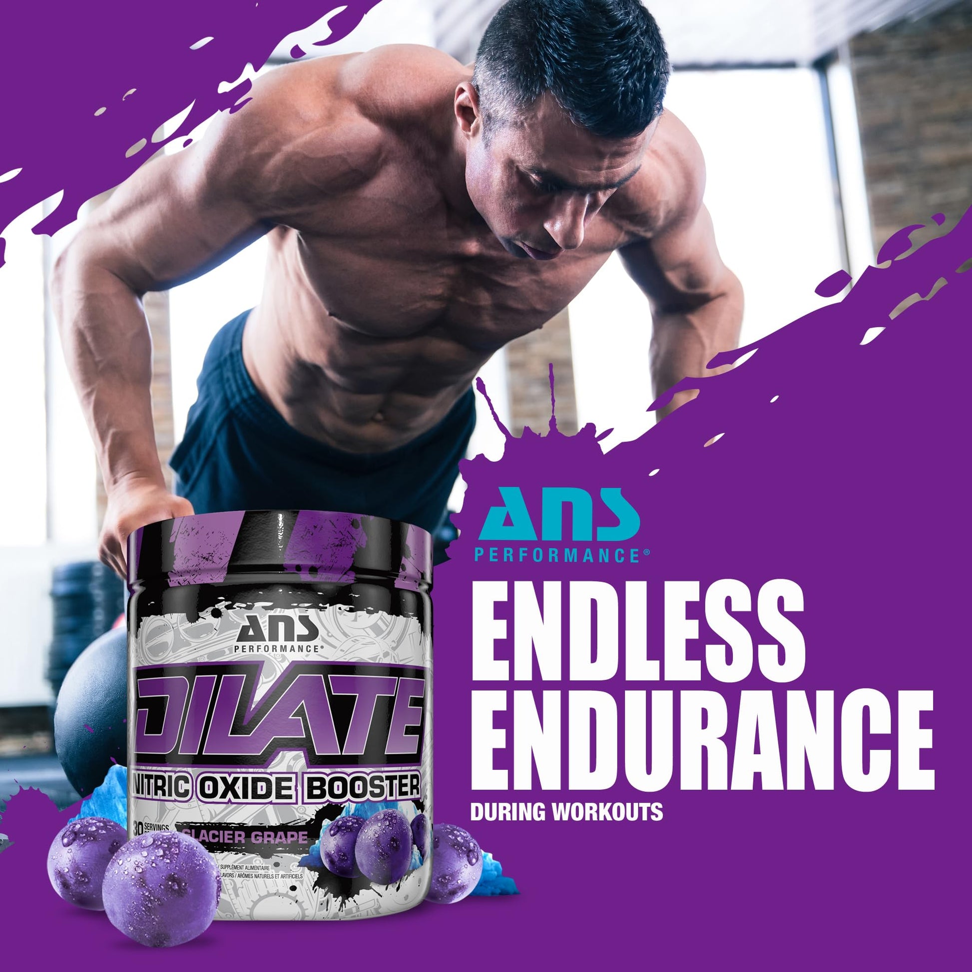 ANS Performance Dilate Pump PreWorkout Powder - Dietary Supplement - Maximizes ANS Performance buy supplements canada