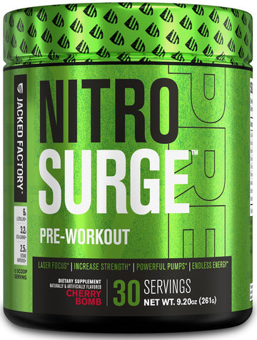 NITROSURGE Pre Workout Supplement - Endless Energy, Instant Strength Gains Jacked Factory buy supplements canada