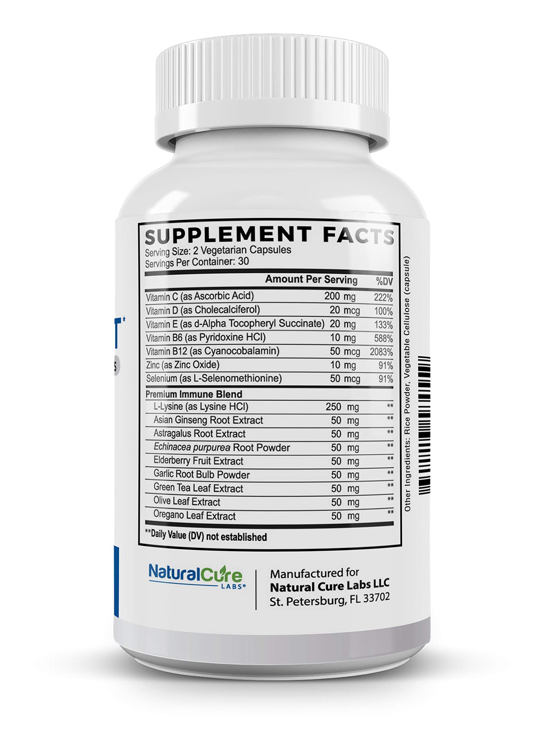 Natural Cure Labs Premium Immune Support Natural Cure Labs buy supplements canada