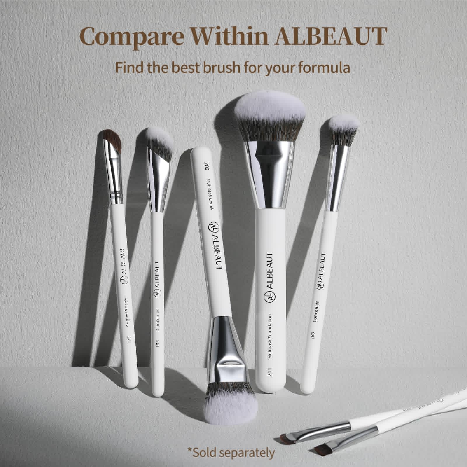 Albeaut Concealer Brush, Angled Under Eye Makeup Small Foundation Precision Face Blending Brush (193 concealer brush) ALBEAUT buy supplements canada