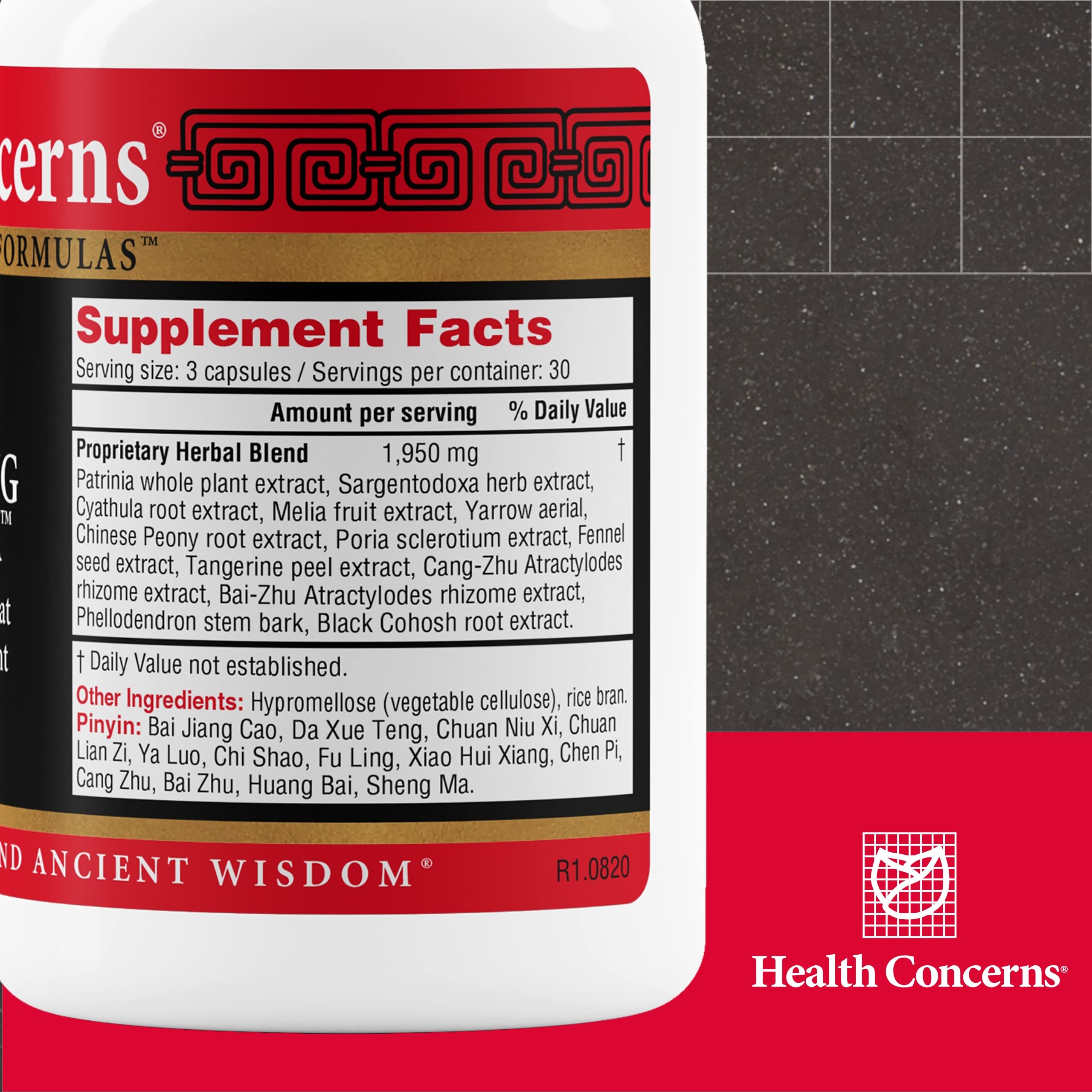Health Concerns Unlocking Formula – Menstrual Discomfort & Qi Flow Support – Blood Circulation & Detox Herbal Supplement with Patrinia & Peony Root – Chinese Medicine Formula for Women – 90 Capsules Health Concerns buy supplements canada