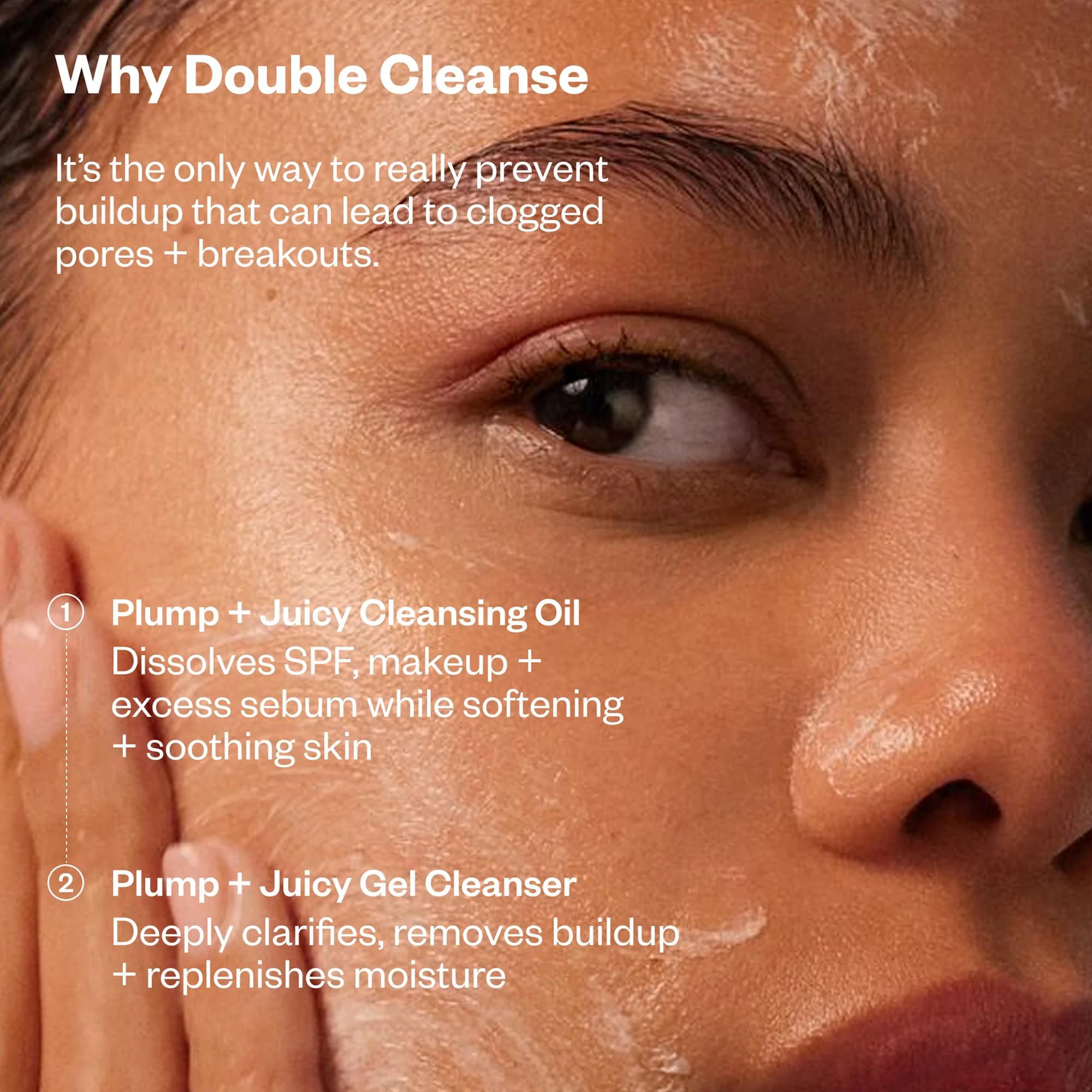 Kosas Mini Plump + Juicy Double Cleansing System — Botanical Oil Cleanser + Gel Cleanser Set, Soap & Sulfate Free, Hydrating Makeup Remover for All Skin Types Kosas buy supplements canada