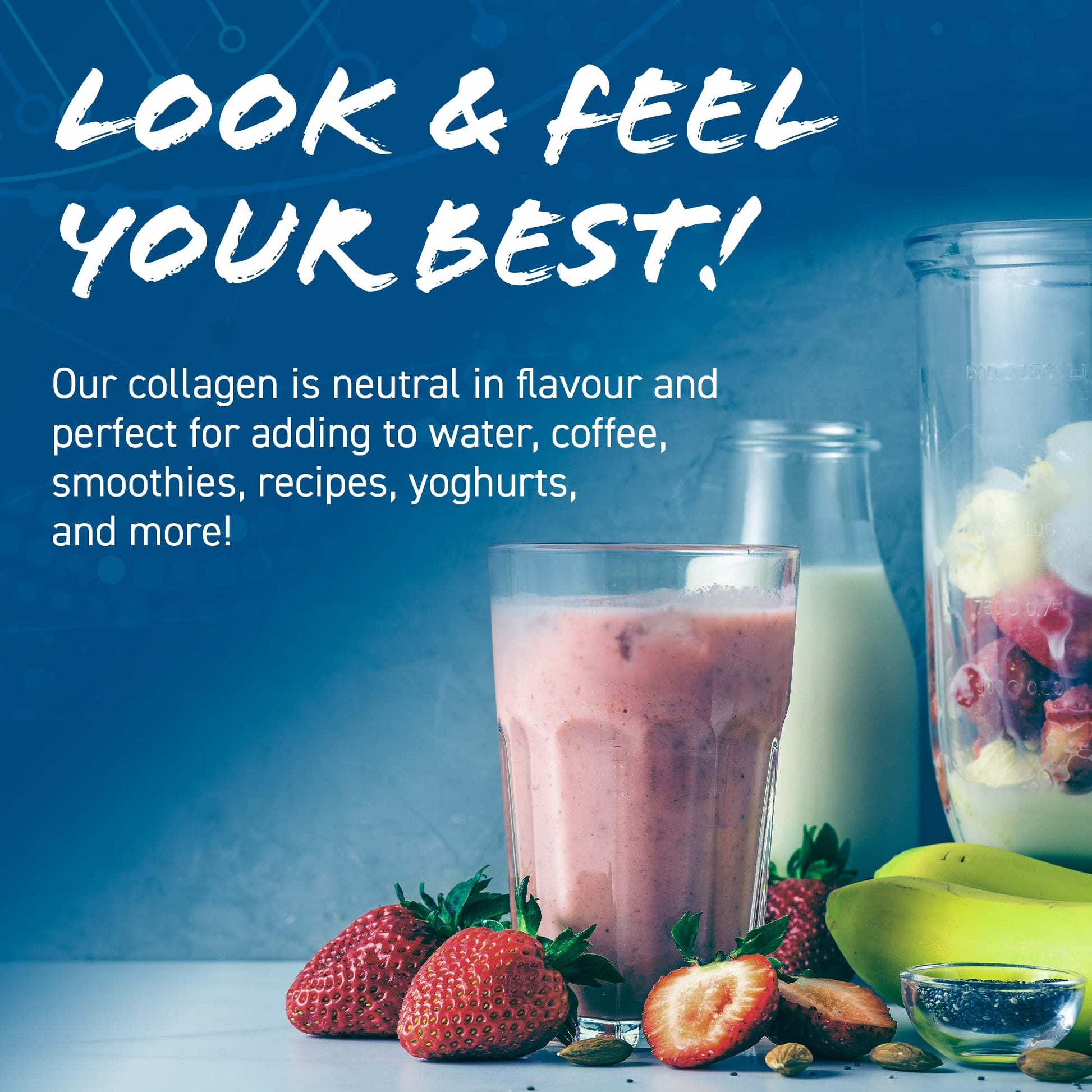Applied Nutrition Marine Collagen Powder - Hydrolysed Collagen Protein, Healthy Skin, Hair, Nails Applied Nutrition buy supplements canada
