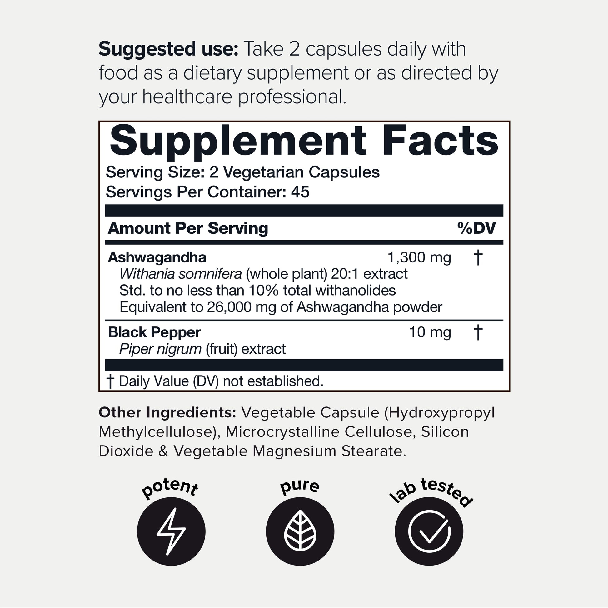 Toniiq 26,000mg 20x Concentrated Extract - 10% Withanolides - Ultra High Strength Toniiq buy supplements canada