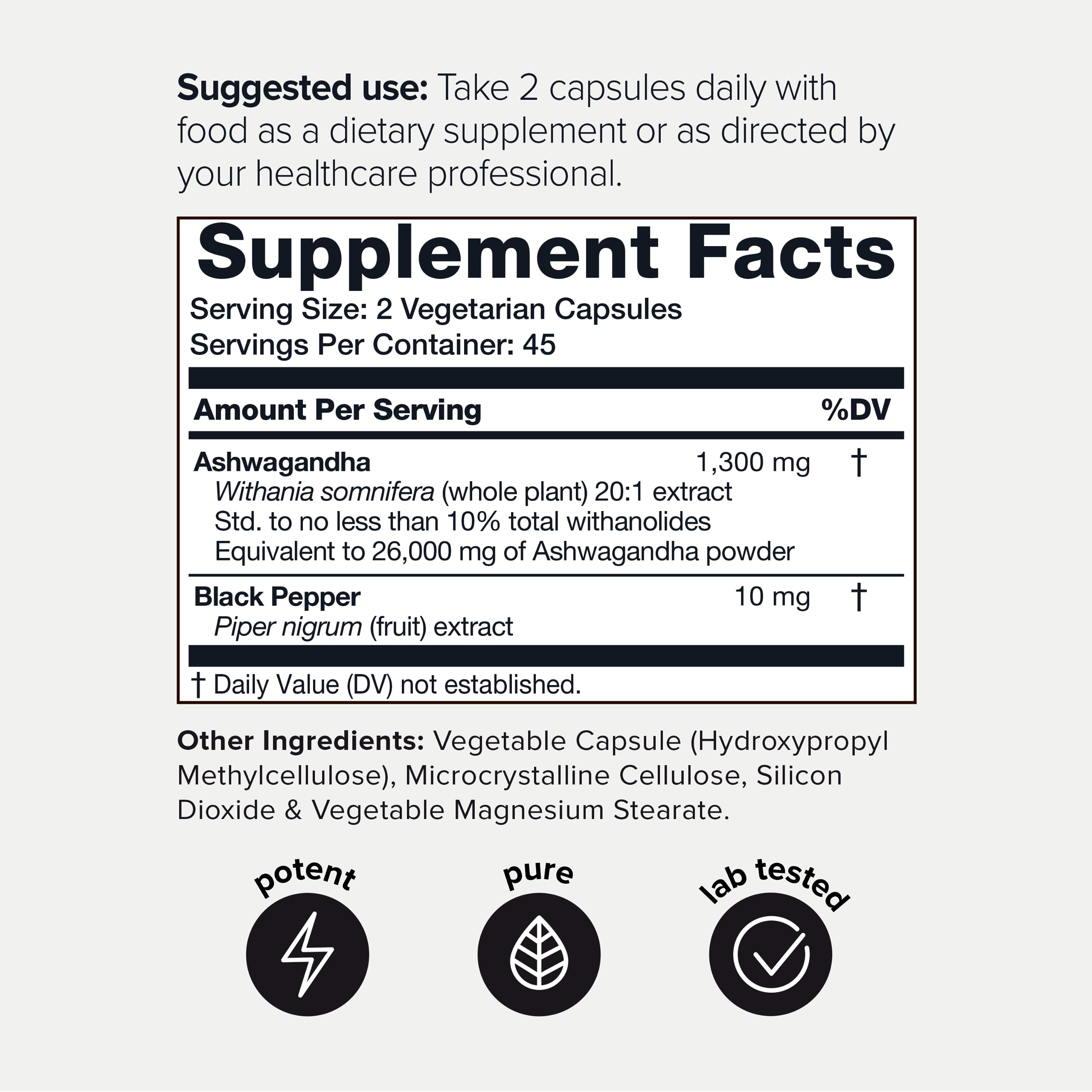 Toniiq 26,000mg 20x Concentrated Extract - 10% Withanolides - Ultra High Strength Toniiq buy supplements canada