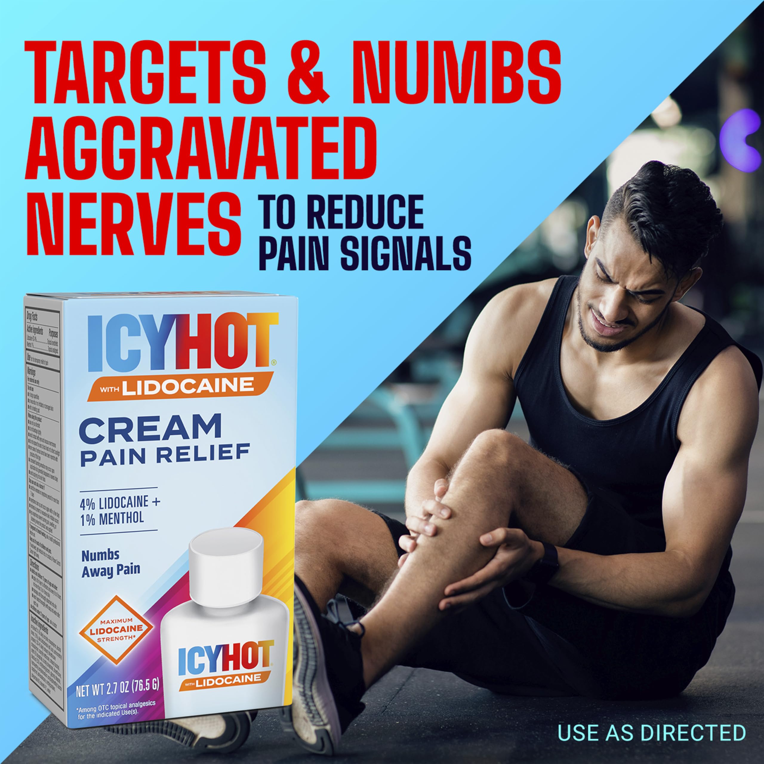 Icy Hot Max Strength Pain Relief Cream with Lidocaine Plus Menthol, 2.7 Ounces Icy Hot buy supplements canada