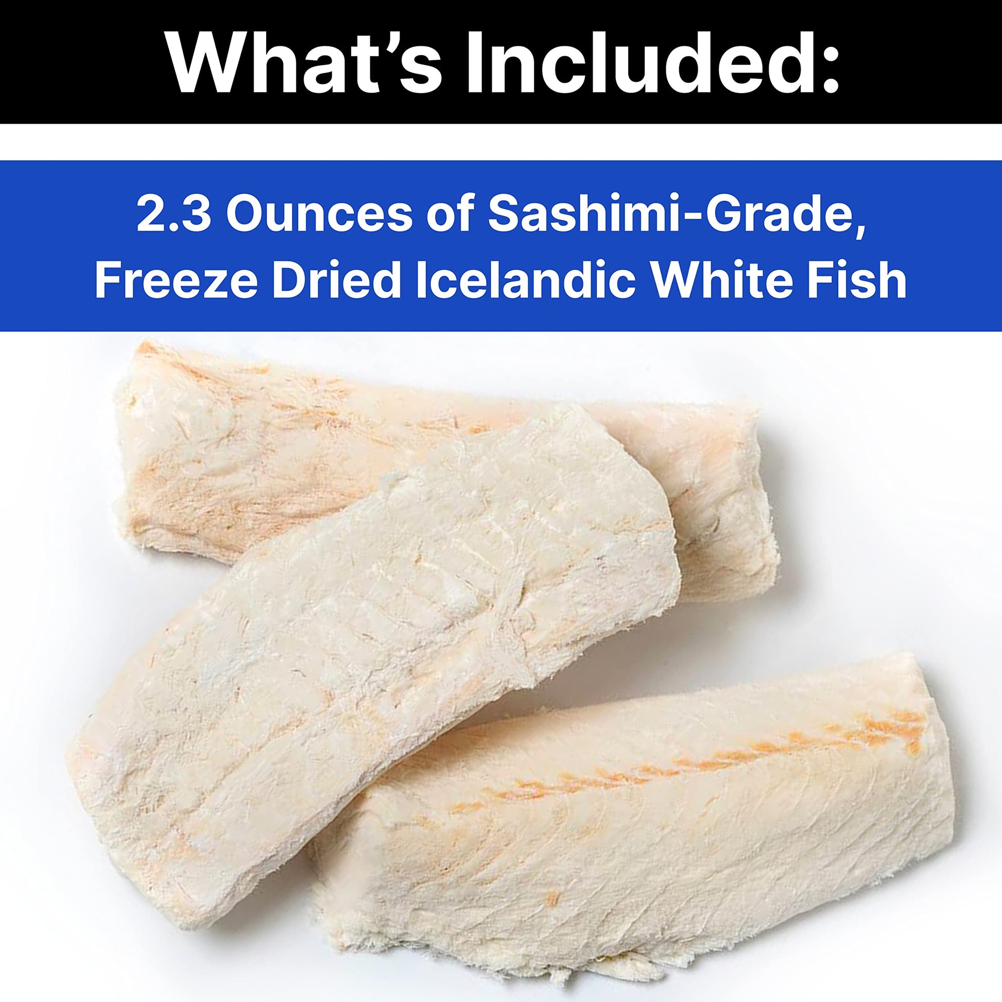 Nordic Catch Freeze Dried Fish Pet Treats from Iceland - Pure, All Natural Seafood Snacks for Dogs, Cats and Other Pets - Human Safe Ingredients, Made from Sashimi Grade Seafood - White Fish Nordic Catch buy supplements canada