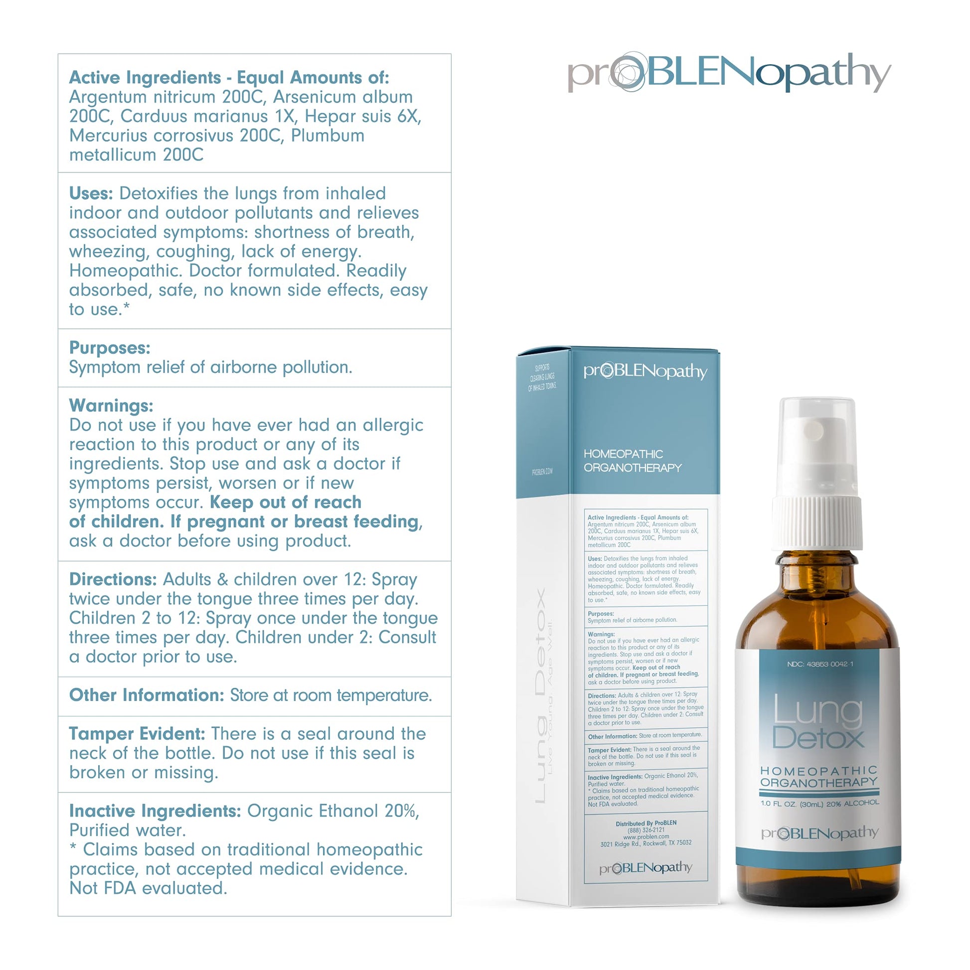 proBLENopathy Lung Support Oral Spray 30-Day Supply - Respiratory Protection & Toxin Removal proBLENopathy buy supplements canada