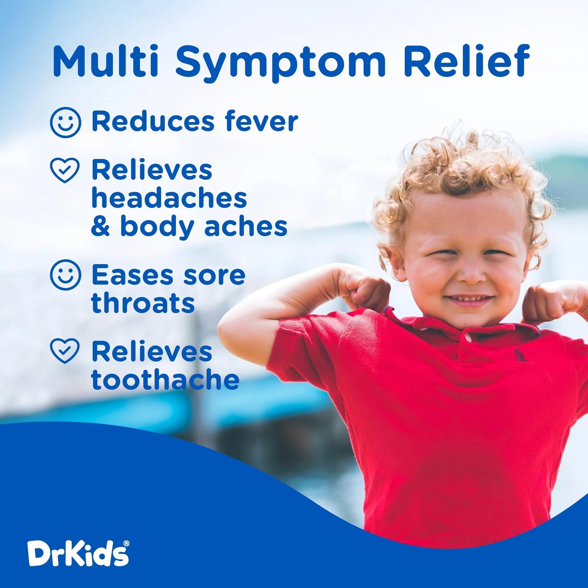 Dr. Kids Children’s Pain and Fever Medicine - Acetaminophen for Kids Ages 2-11, Pre-Measured Single-Use Vials for Headache, Sore Throat, Cold and Flu, Cherry Flavor, 30 Count Dr. Kids buy supplements canada