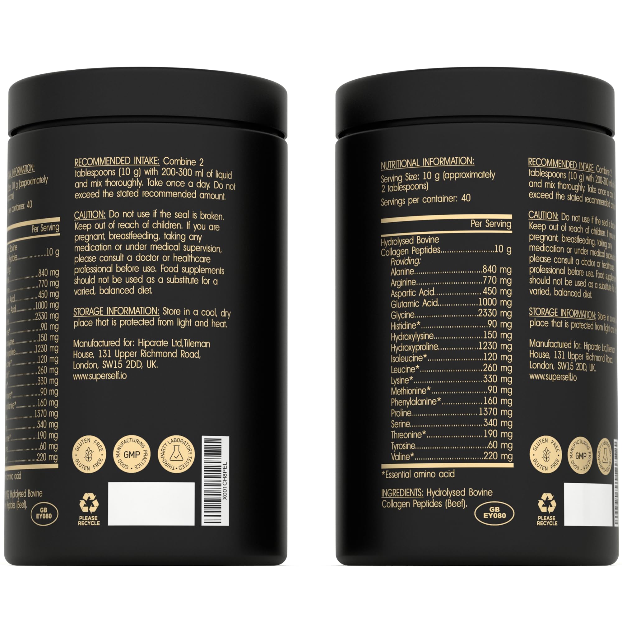 Premium Collagen Powder - Collagen Supplements for Women & Men - Pure Bovine Collagen Peptides 400g SuperSelf buy supplements canada