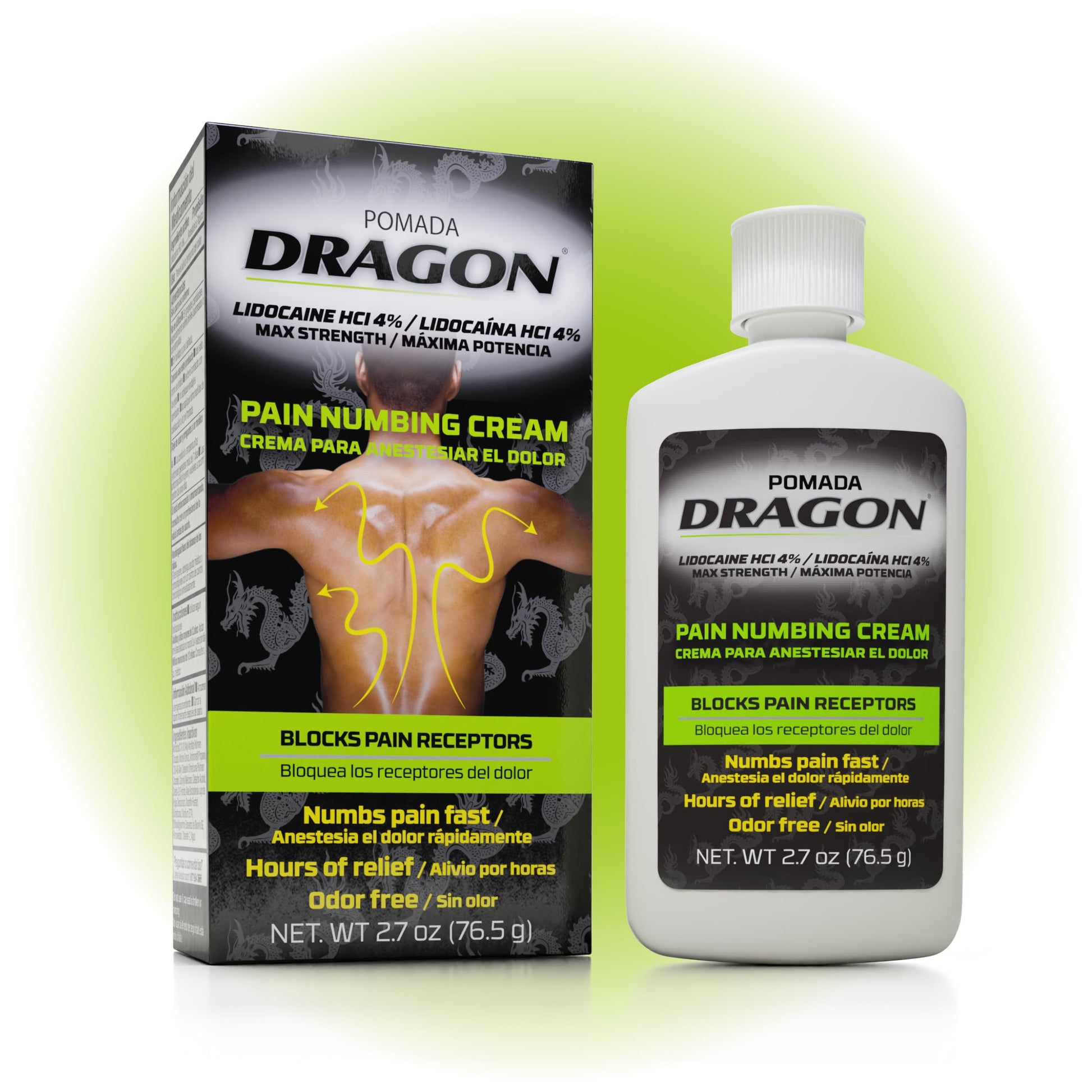 Dragon Numbing Cream Lidocaine 4% Maximum Strength Numbing Cream, Topical analgesic with Lidocaine for Muscle Relief, Pain Cream for Knees and Feet, 2.7 Oz DRAGON buy supplements canada