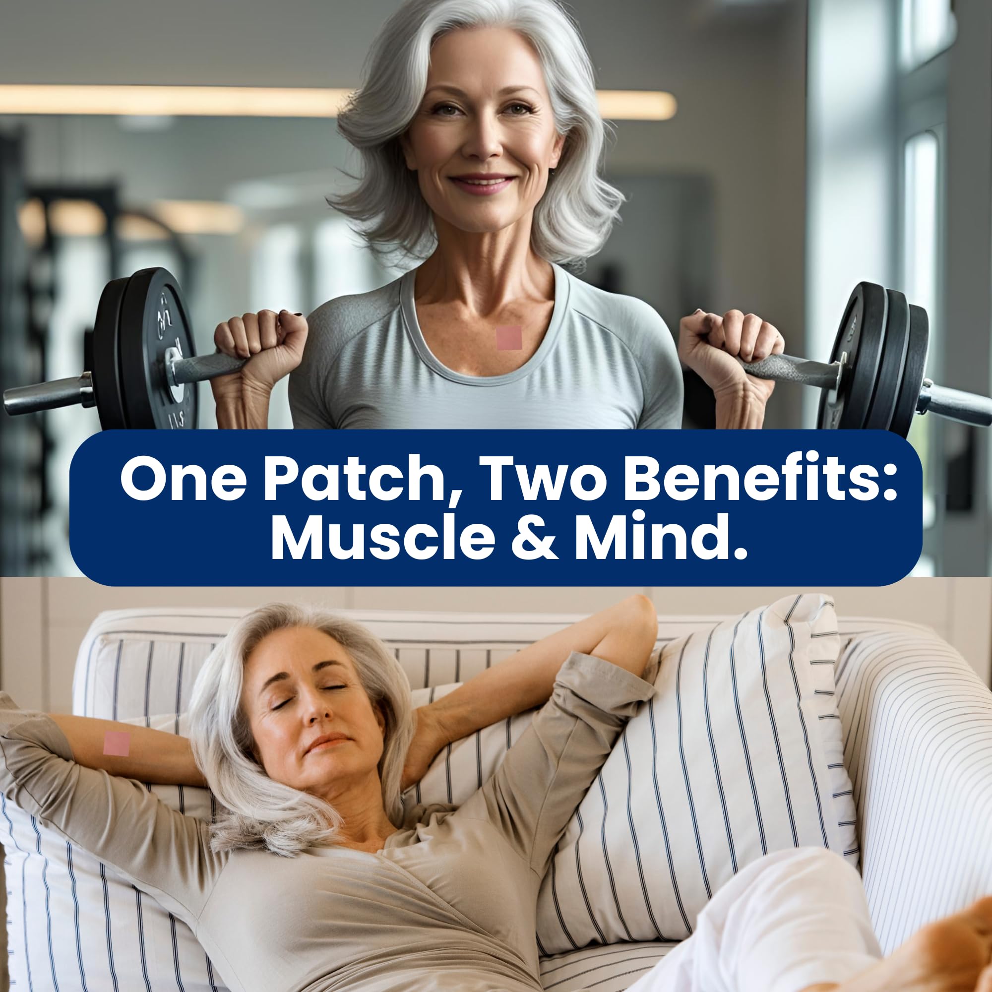 Magnesium Patches for Men and Women - Sleep Support & Relaxation, Muscle Recovery, Nerve Function - USA Made - 30 Premium Fast-Acting, Slow-Release Patches - Live To Shine Live To Shine buy supplements canada