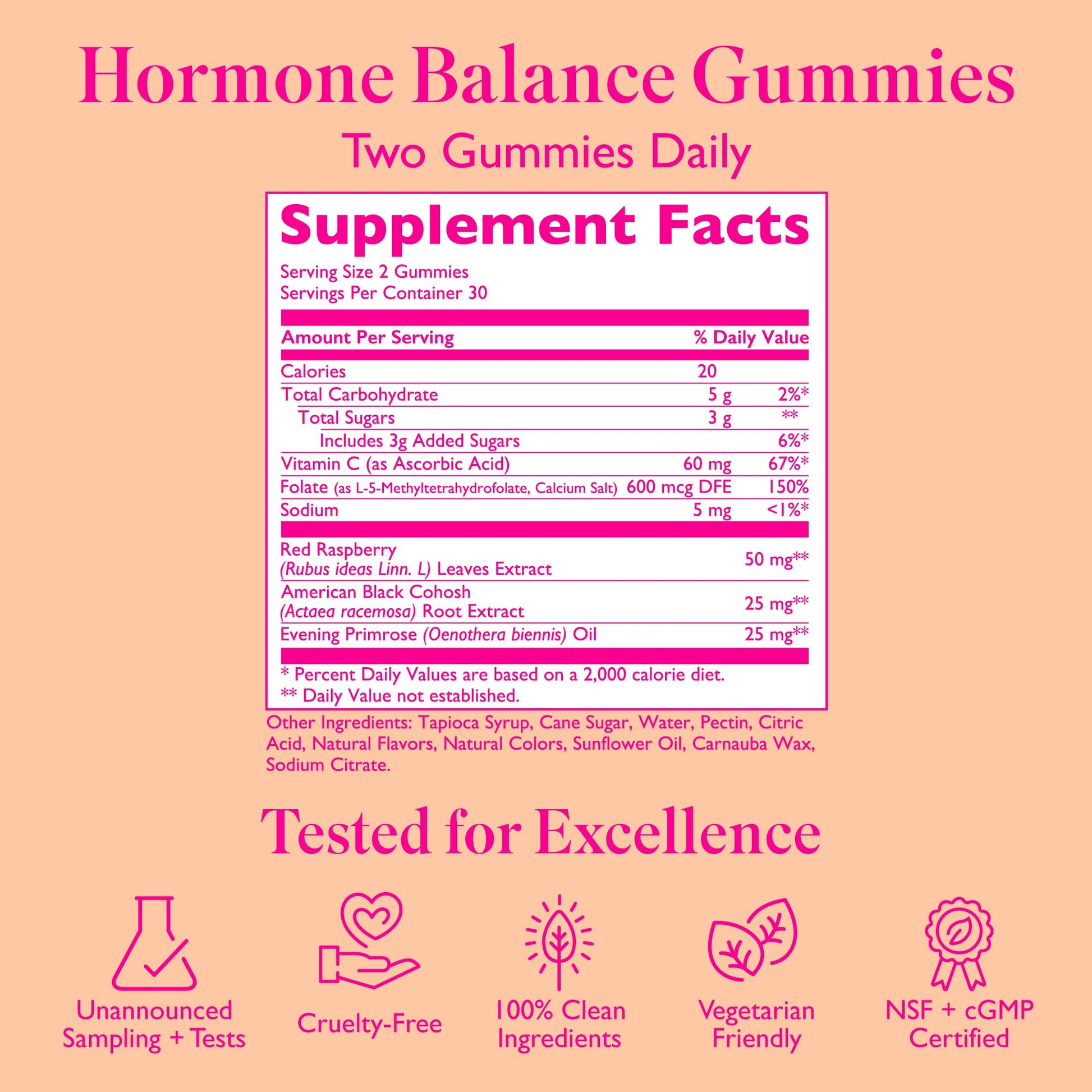 Amy Suzanne Hormone Balance Gummies for Women - Hormone Harmony for Mood, Energy, Bloating - Hormonal PMS, Perimenopause & Menopause Support - Red Raspberry Leaf & Black Cohosh - 60 Gummy Supplements Amy Suzanne buy supplements canada