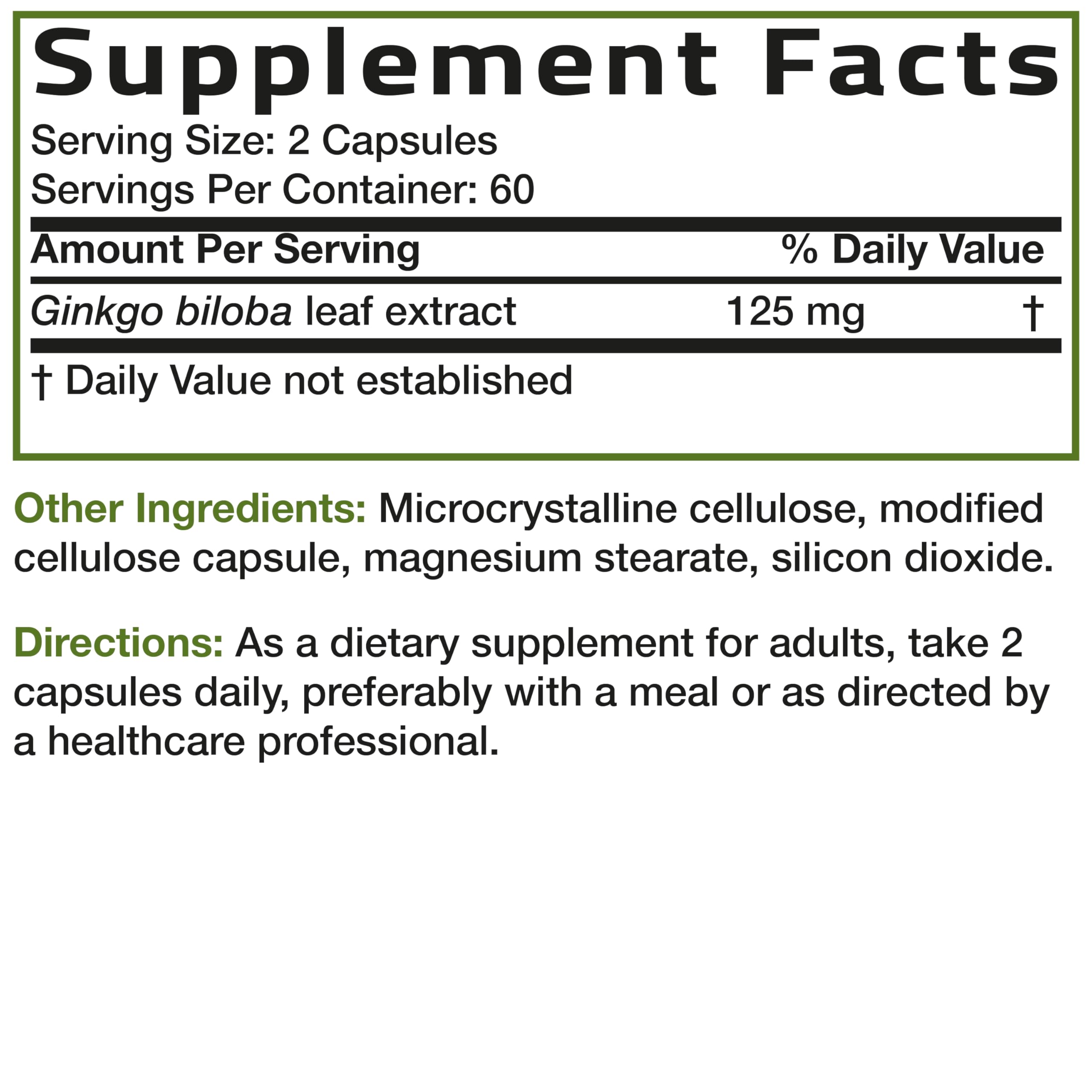 Bronson Ginkgo Biloba Extra Strength Supports Brain Function & Memory Support, 120 Vegetarian Capsules Bronson buy supplements canada