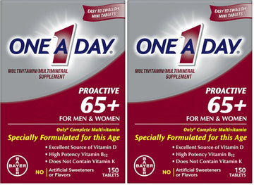 ONE A DAY Proactive 65+, Mens & Womens Multivitamin, Supplement with Vitamin A, Vitamin C, Vitamin D, and Zinc for Immune Health Support ONE A DAY buy supplements canada