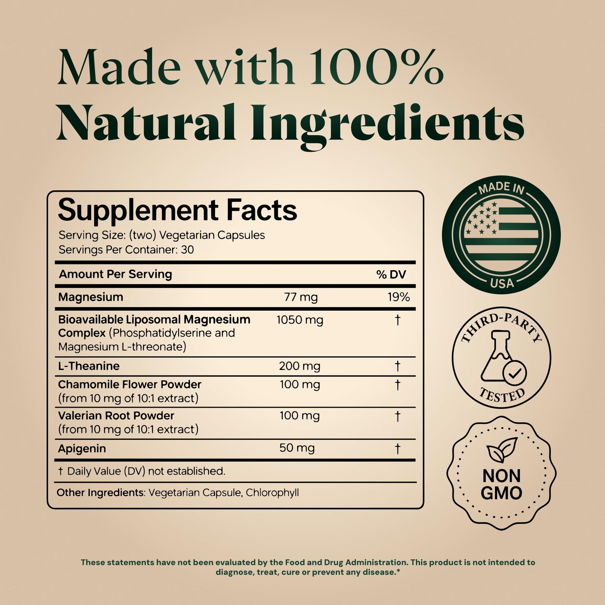 Magnesium L-Threonate with Apigenin, Valerian Root & L-Theanine – No Melatonin Restful Sleep & Brain Supplement – Clinically Studied 7-Ingredient Formula Plus+Ultra buy supplements canada