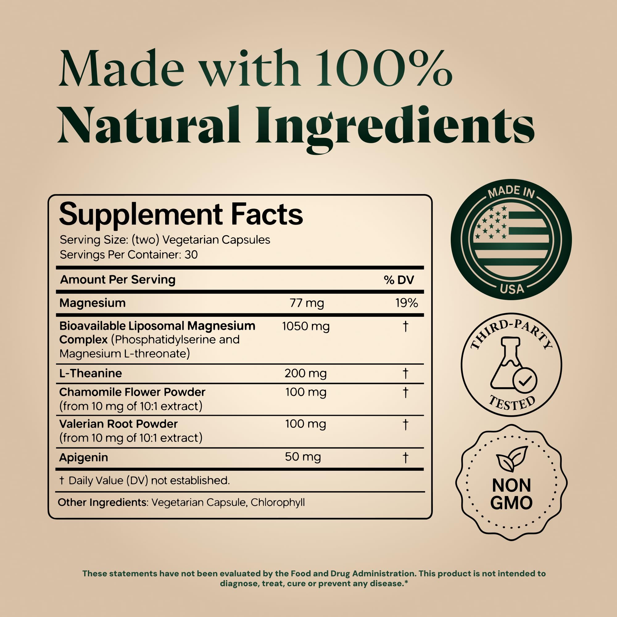 Magnesium L-Threonate with Apigenin, Valerian Root & L-Theanine – No Melatonin Restful Sleep & Brain Supplement – Clinically Studied 7-Ingredient Formula Plus+Ultra buy supplements canada