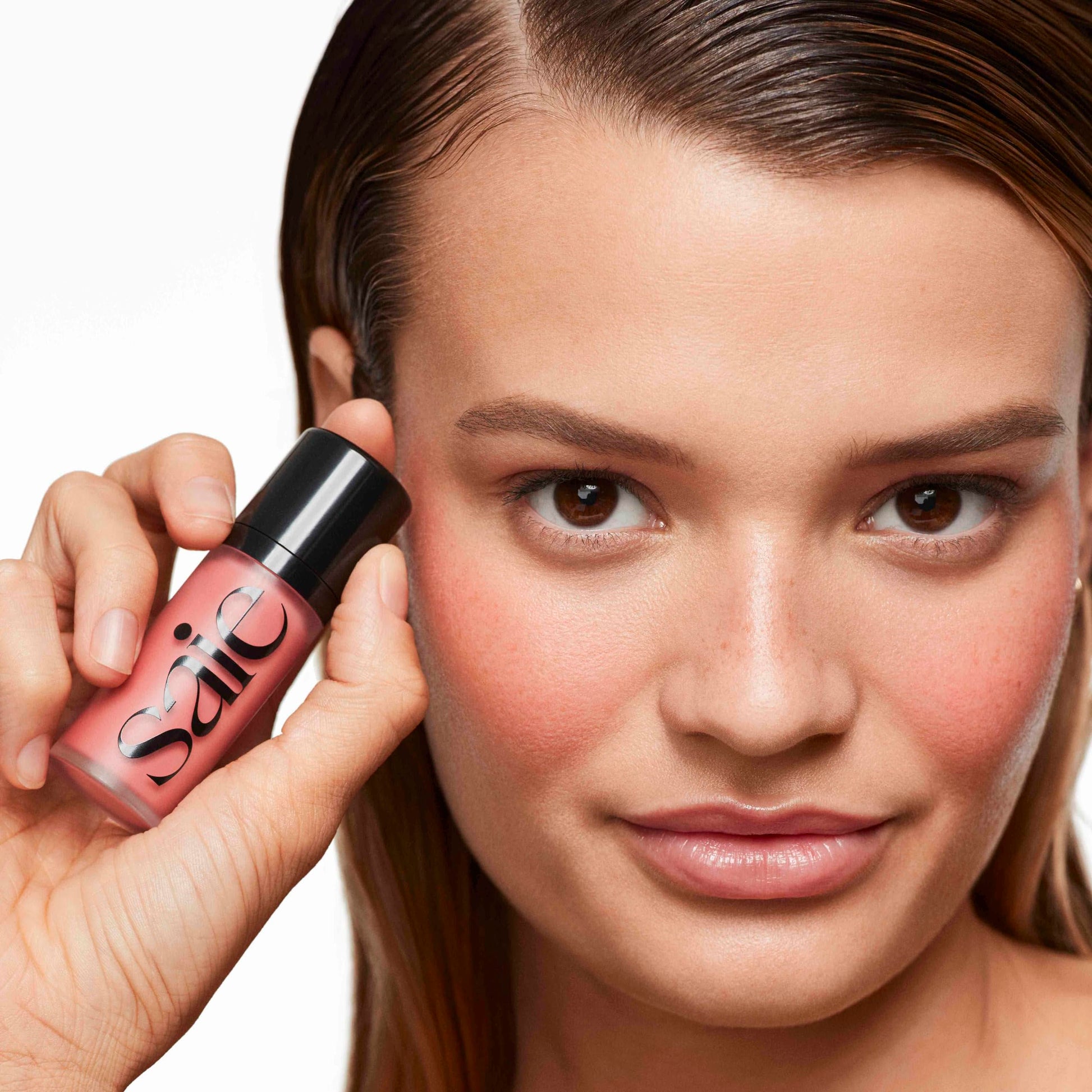 Saie Dew Liquid Blush for Cheeks - Hydrating Cream Blush Stick with a Blendable + Buildable Formula - Skincare Infused Dewy Cheek Tint for a Natural Flush - Glowy Makeup Essential - Sweetie (.40 oz) Saie buy supplements canada