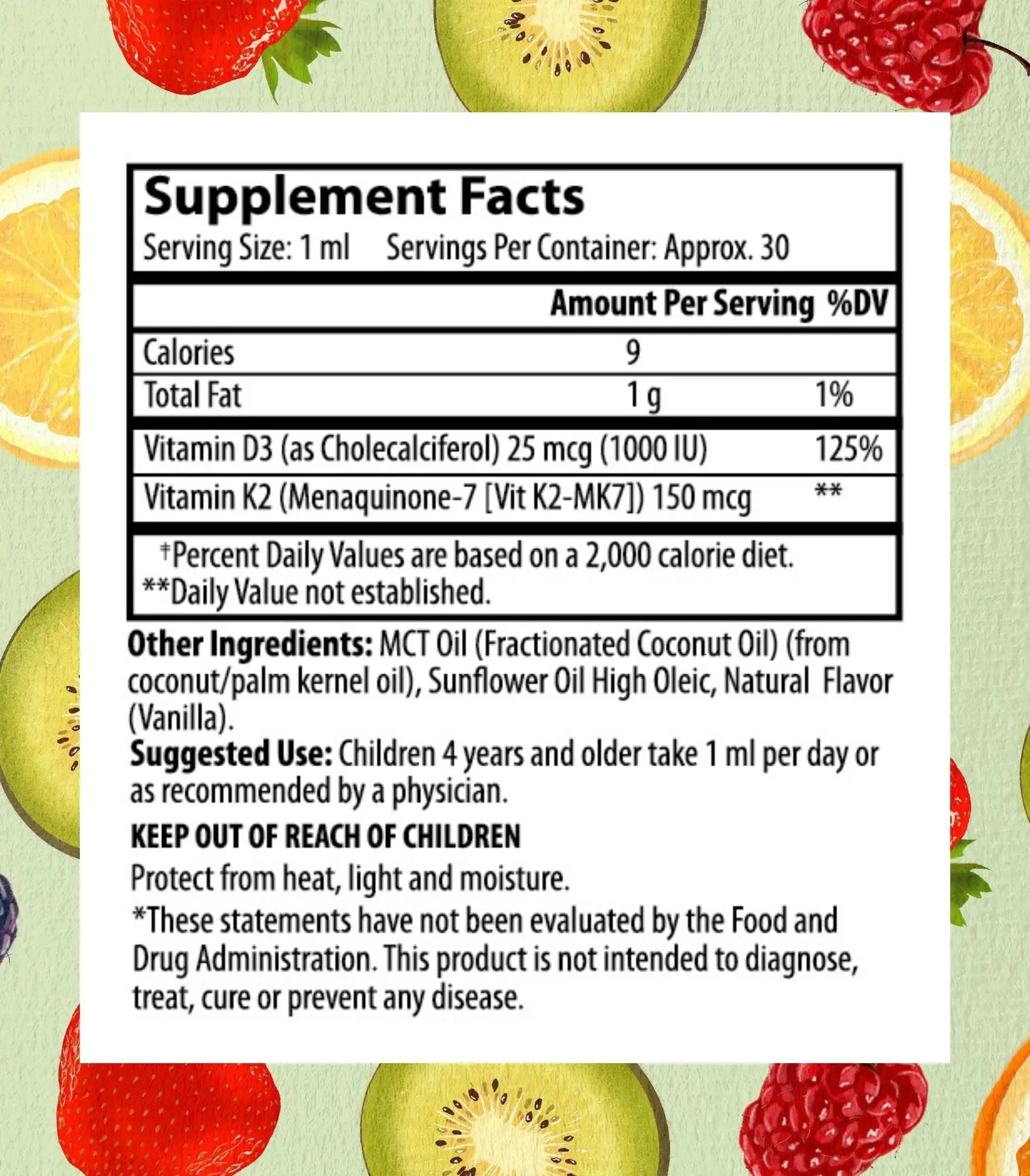 Go Healthy Kids Vitamins D3 K2 (MK-7), Child Vitamin D, Liquid Vegan D3 K2 Drops for Kids Go Healthy Natural buy supplements canada