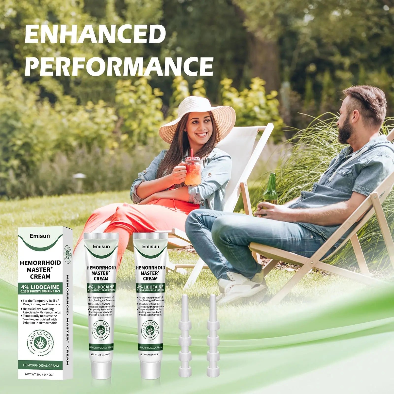 Hemorrhoid & Fissure Ointment, Hemorrhoid Treatment and Hemorrhoid Cream with Lidocaine 4% and Phenylephrine HCI for Fast Relief of Pain, Swelling, Itching, Burning, Hemorrhoidal treatment, 2 Pack-J2 Emisun buy supplements canada
