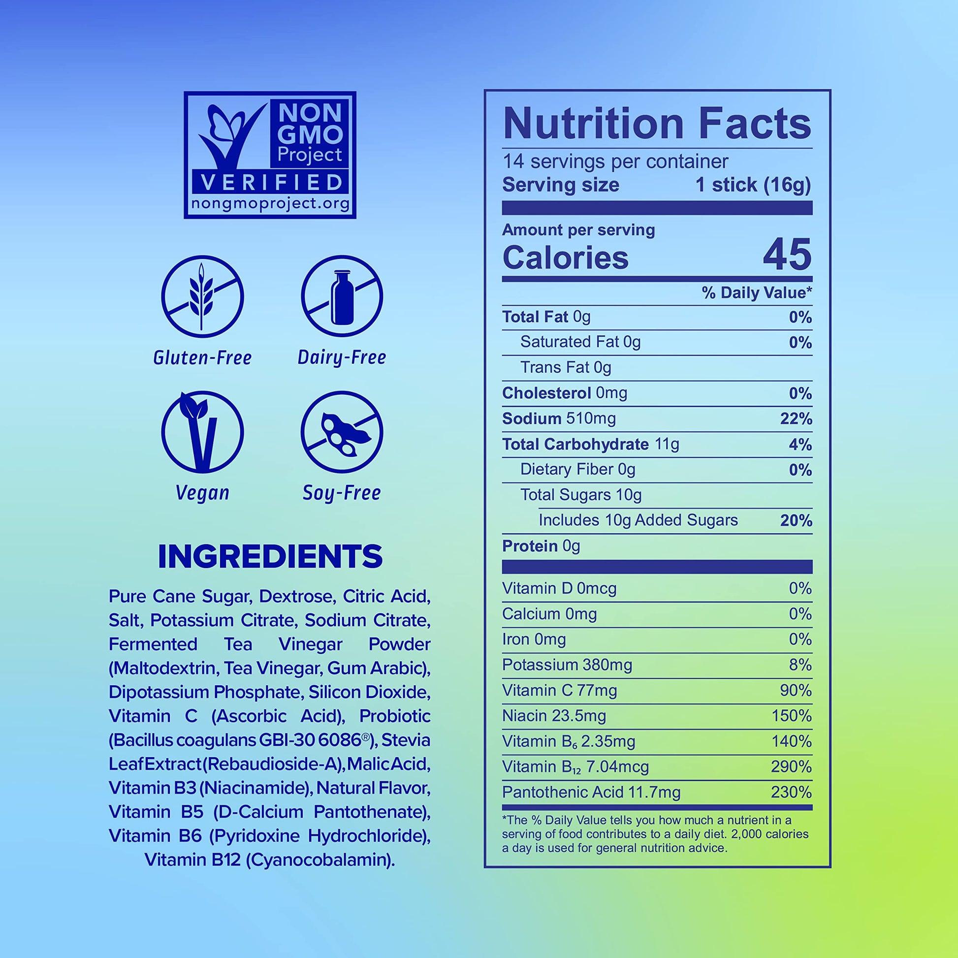 Liquid I.V. Hydration Multiplier + Probiotic Kombucha - Tart Green Apple - Hydration Powder Liquid I.V. buy supplements canada