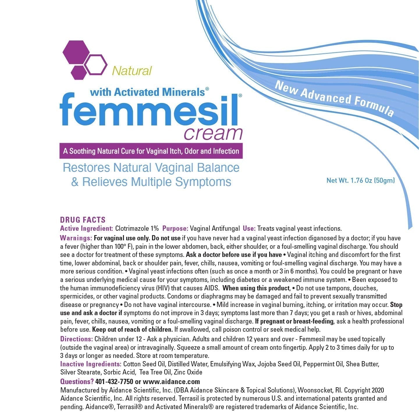 Femmesil Feminine Care Vaginal Health Antifungal Cream for Relief from Yeast Infection, Vaginal Itch & Irritation Aidance buy supplements canada