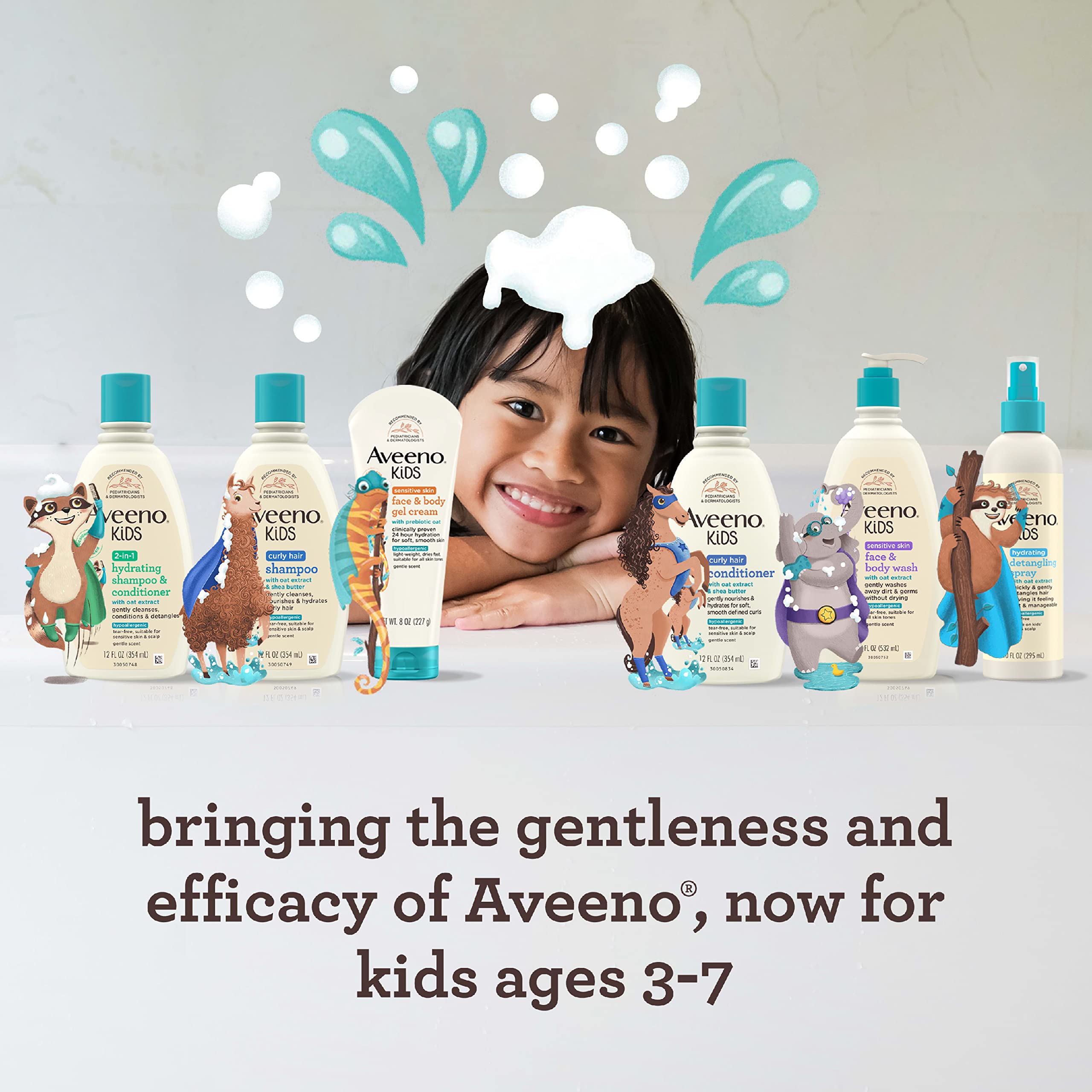 Aveeno Sensitive Skin Face & Body Gel Cream for Kids with Prebiotic Oat, Clinically Proven 24 Hour Hydration for Soft Skin Aveeno Baby buy supplements canada