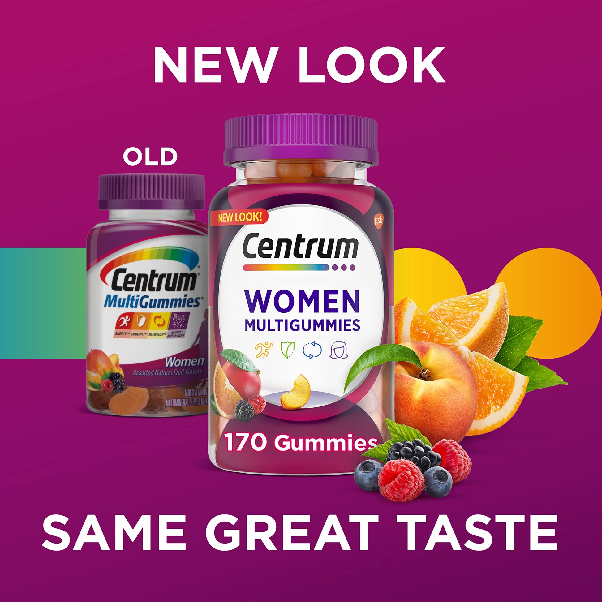 Centrum MultiGummies Gummy Multivitamin for Women, Multivitamin/Multimineral Supplement with Vitamin D3, B and Antioxidants Centrum buy supplements canada