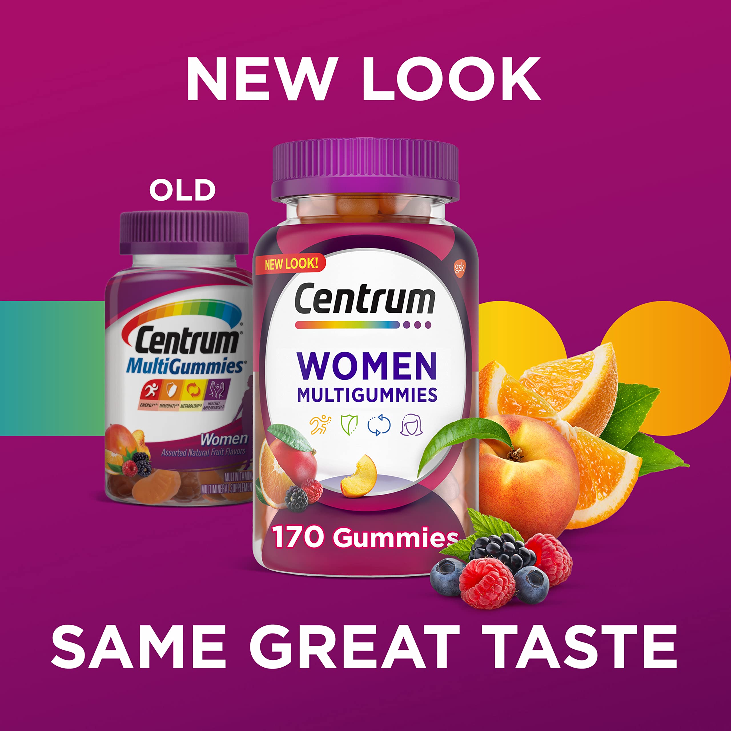 Centrum MultiGummies Gummy Multivitamin for Women, Multivitamin/Multimineral Supplement with Vitamin D3, B and Antioxidants Centrum buy supplements canada