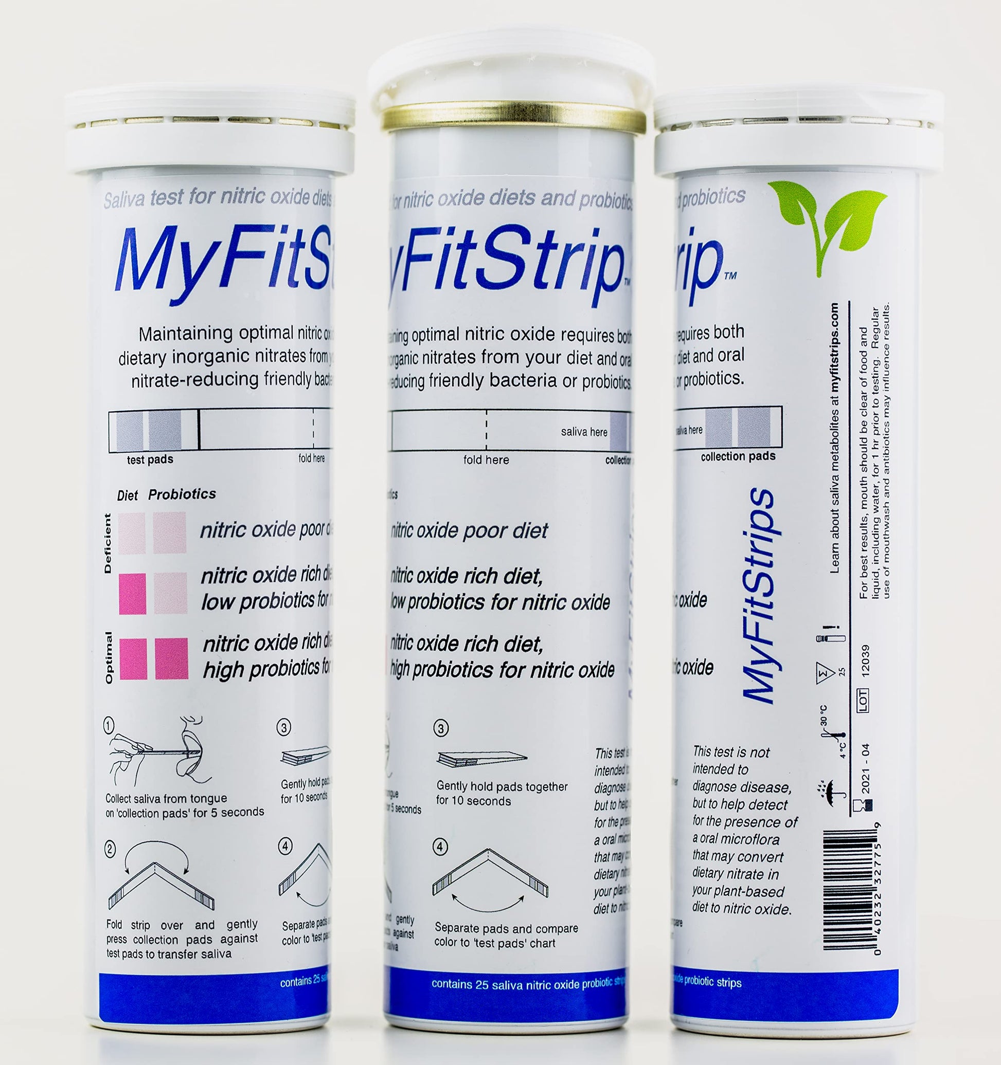 Nitric Oxide Test Strip - Track Both Prebiotic Nitrate and Biomarker for Nitric Oxide MyFitStrip buy supplements canada