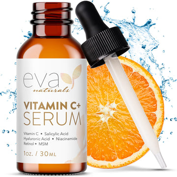 Eva Naturals Vitamin C Serum for Face – Anti Aging Dark Spot Remover & Corrector with Retinol, Hyaluronic Acid Eva Naturals buy supplements canada