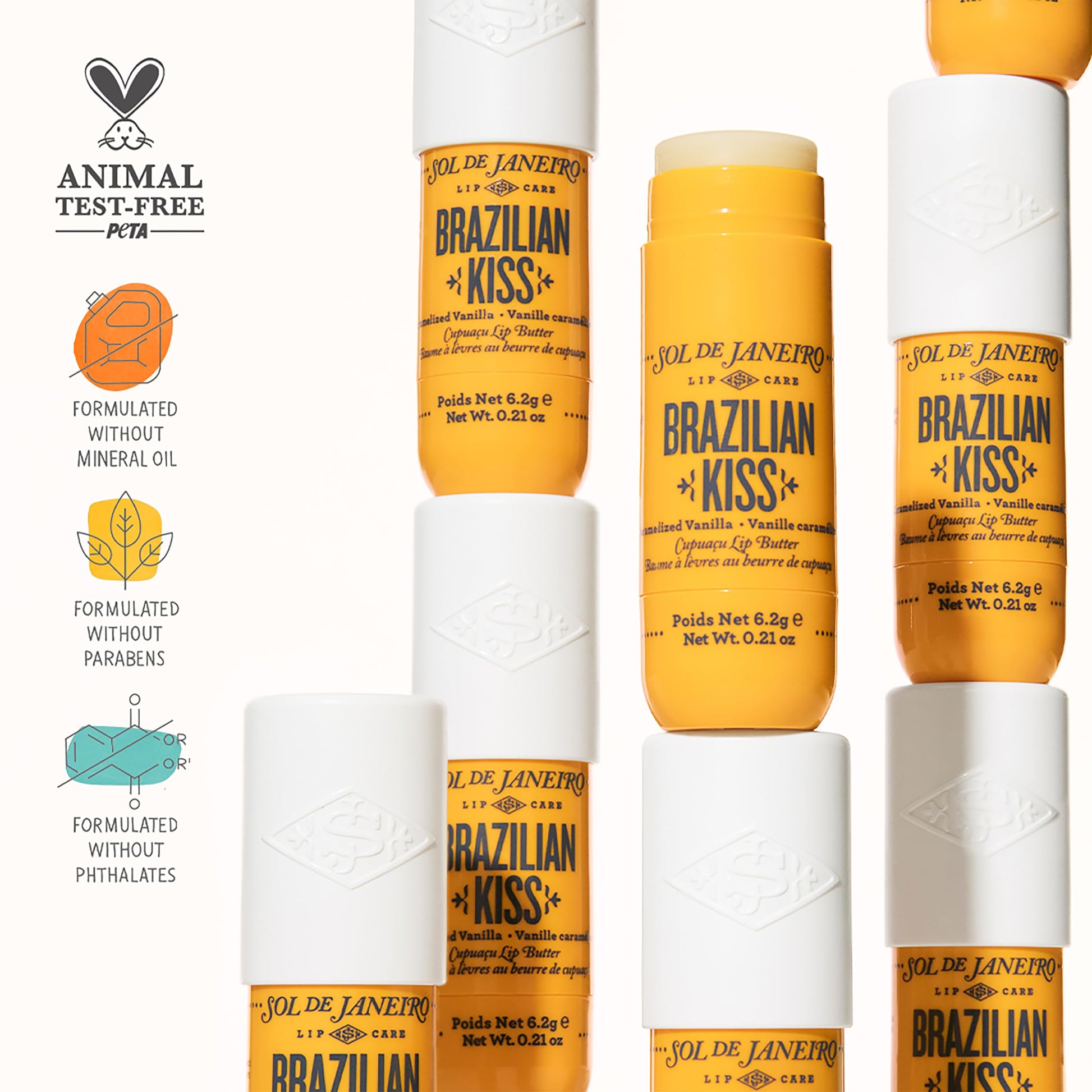 Sol de Janeiro Brazilian Kiss Vegan Formula Hydrating Lip Butter Balm Sol de Janeiro buy supplements canada