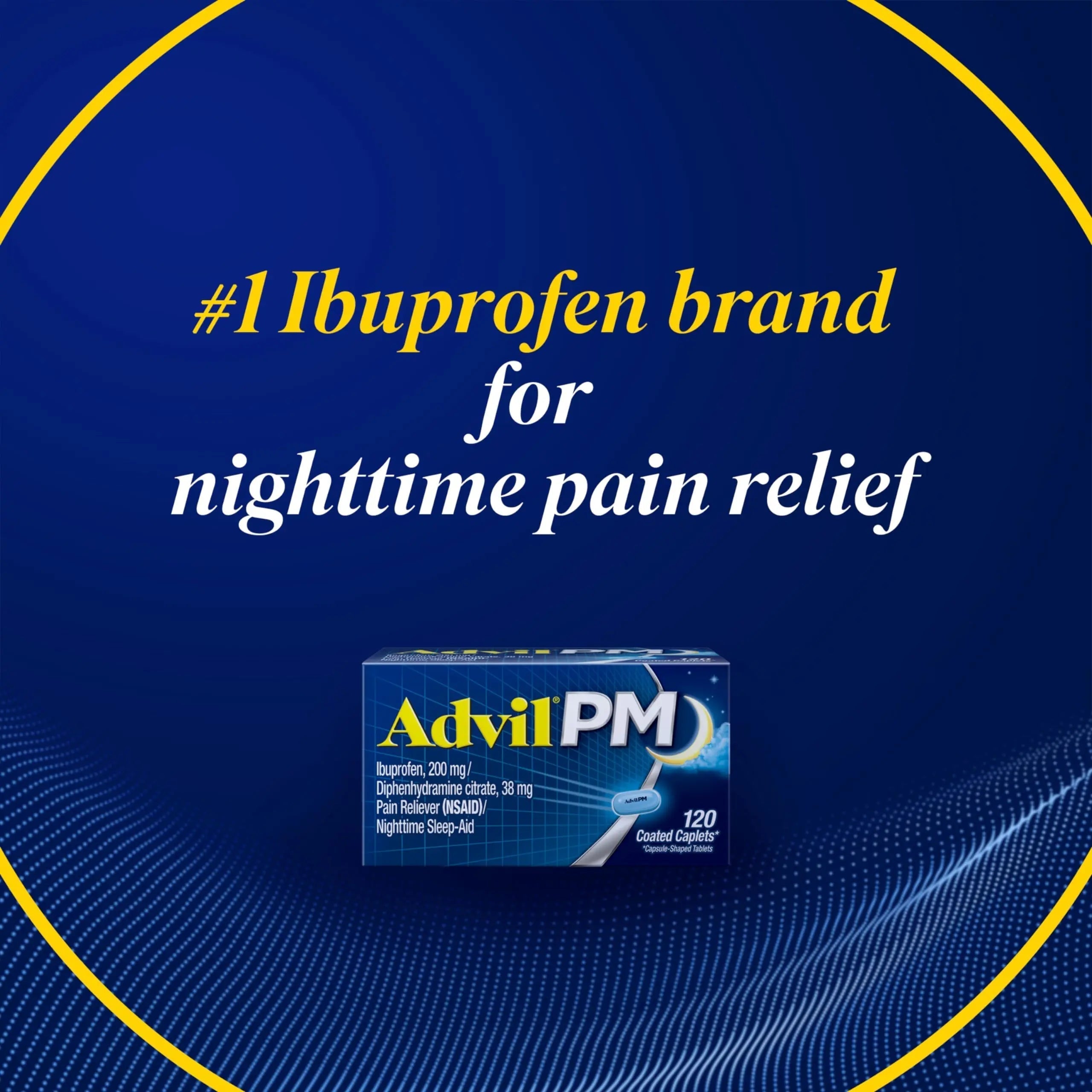 Advil PM Pain Reliever and Nighttime Sleep Aid, Pain Medicine with Ibuprofen for Pain Relief and Diphenhydramine Citrate for a Sleep Aid - 40 Coated Caplets Advil buy supplements canada