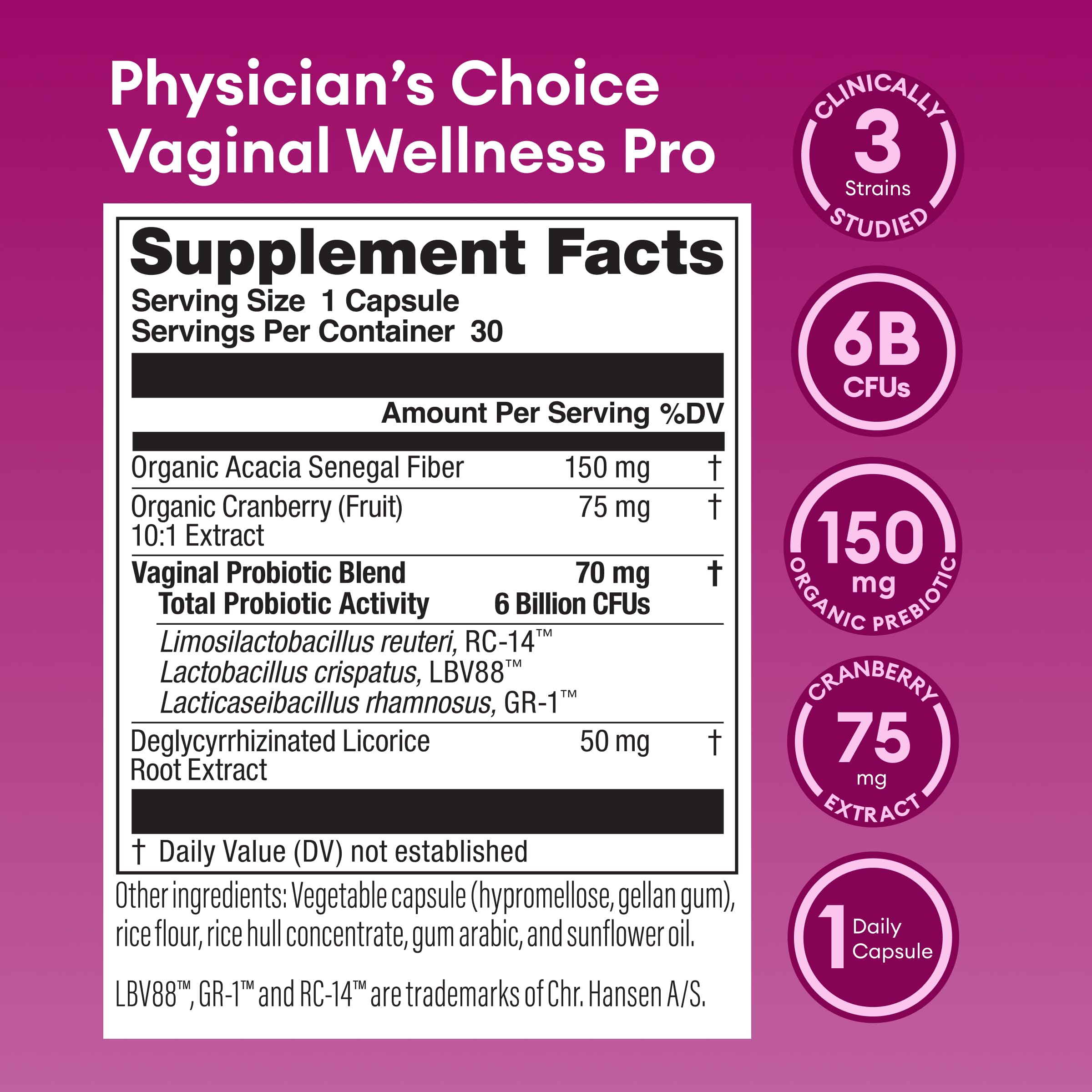 Physician's CHOICE Feminine Power Duo Bundle - Vaginal Probiotic + Womens Probiotic Physician's CHOICE buy supplements canada