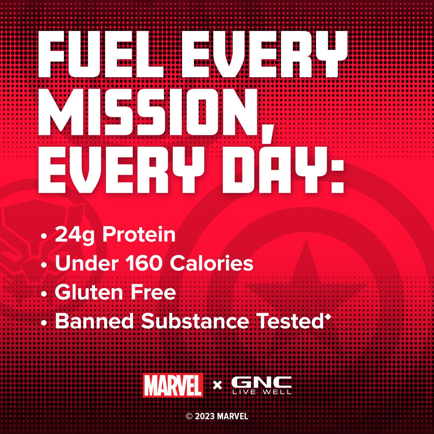 GNC Pro Performance 100% Whey - Marvel: Royal Caramel Cookie - 25 Servings GNC buy supplements canada