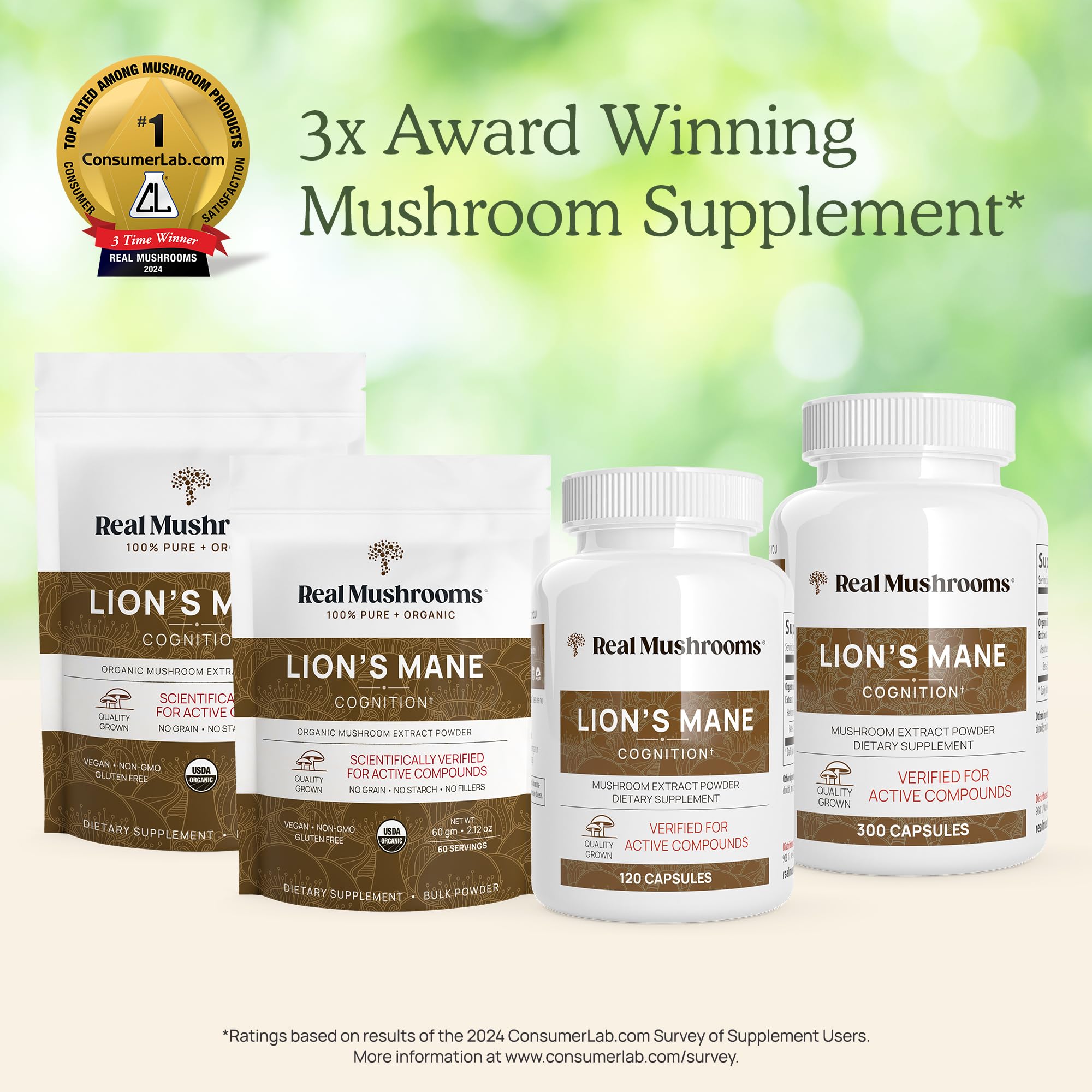 Real Mushrooms Lion’s Mane Powder - Organic Lions Mane Mushroom Extract Real Mushrooms buy supplements canada