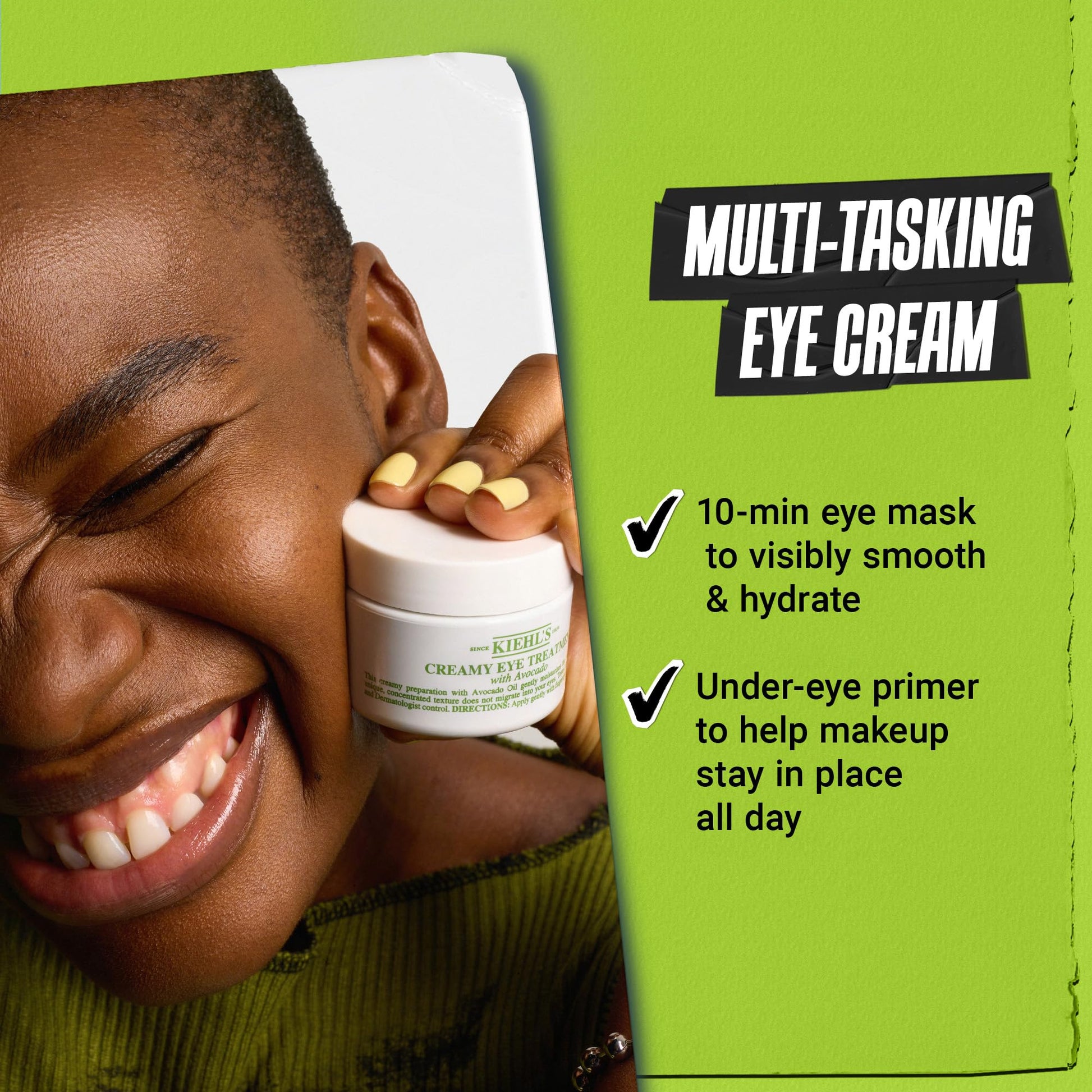 Kiehl's Avocado Eye Treatment, Nourishing and Hydrating Eye Cream, Avocado Oil and Caffeine to Energize and Invigorate Skin, Tired Eyes Kiehl's buy supplements canada