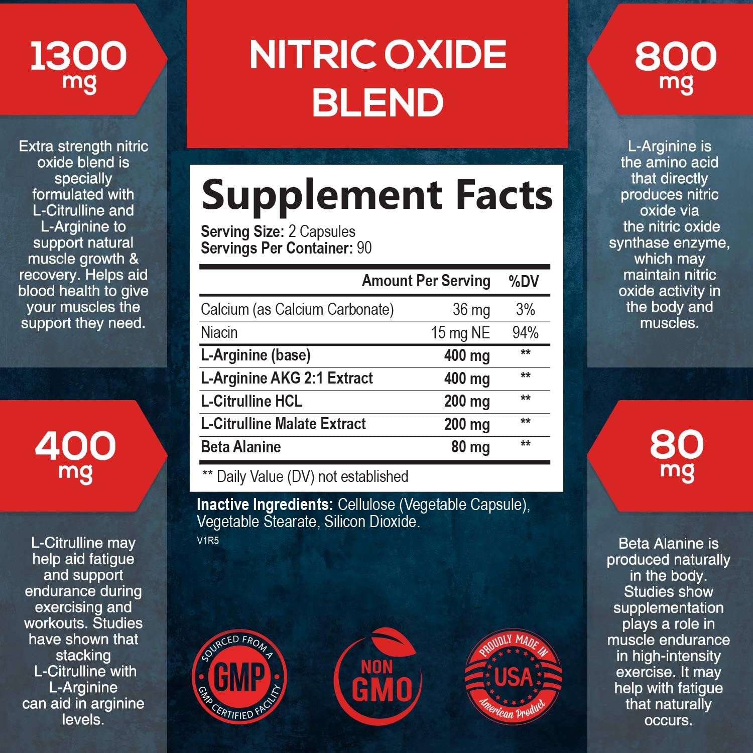 Extra Strength Nitric Oxide Supplement L Arginine 3X Strength - Citrulline Malate, AAKG SILVERONYX buy supplements canada