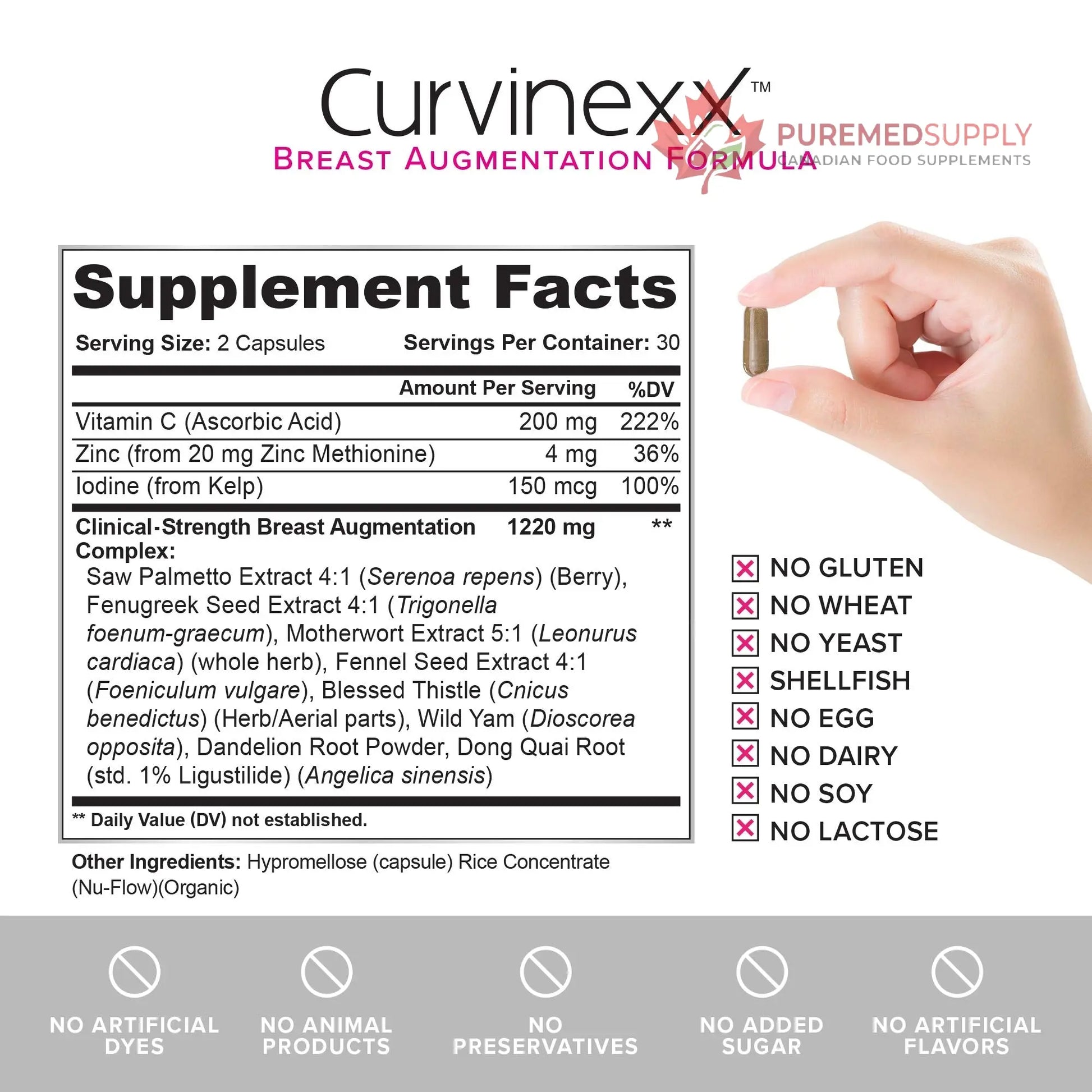 CURVINEXX (3 Bottles) - Natural Breast Toning and Firming Supplement. Lift, Firm and Enhance your Bust Naturally... Curvinexx buy supplements canada