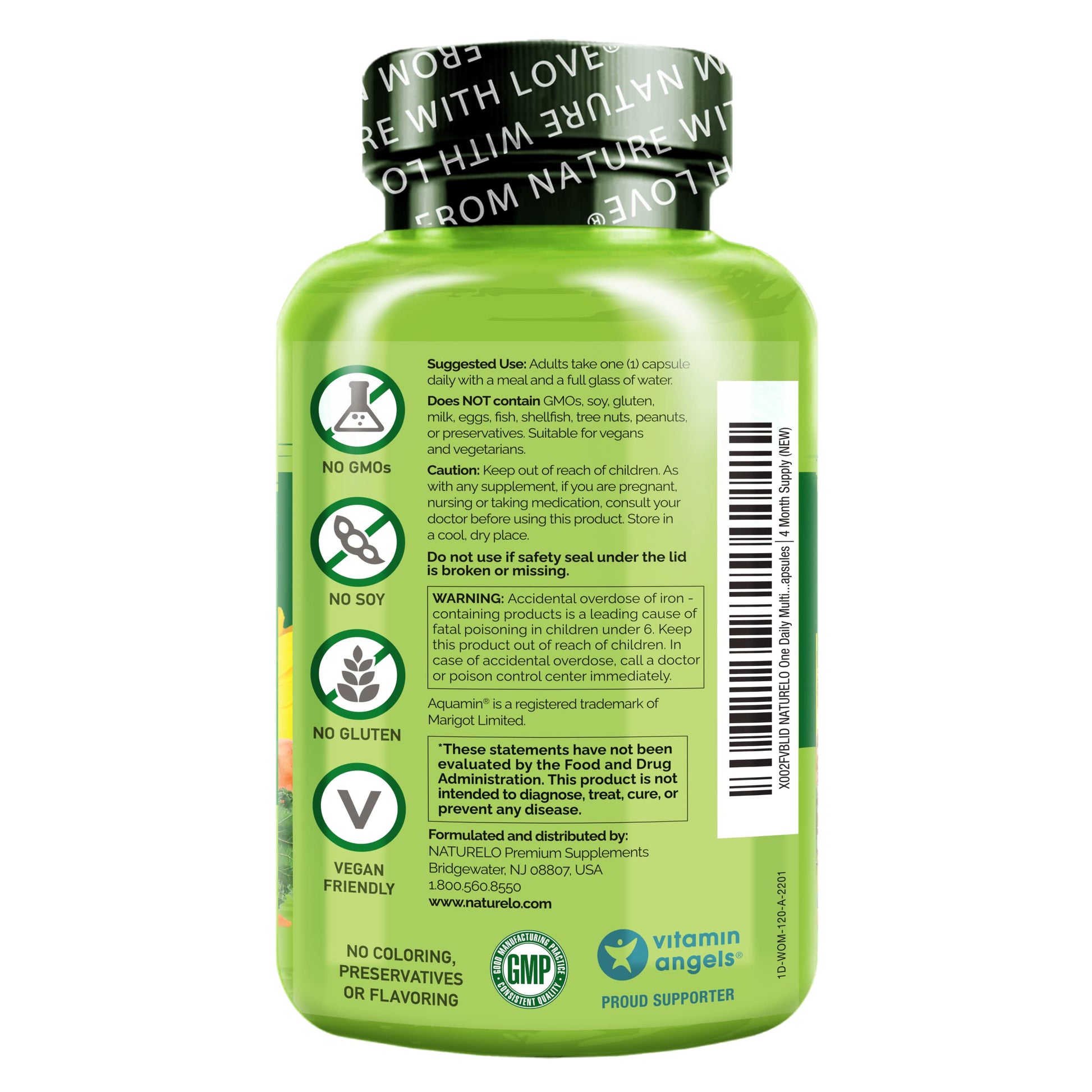 NATURELO One Daily Multivitamin for Women - Energy Support - Whole Food Supplement NATURELO buy supplements canada