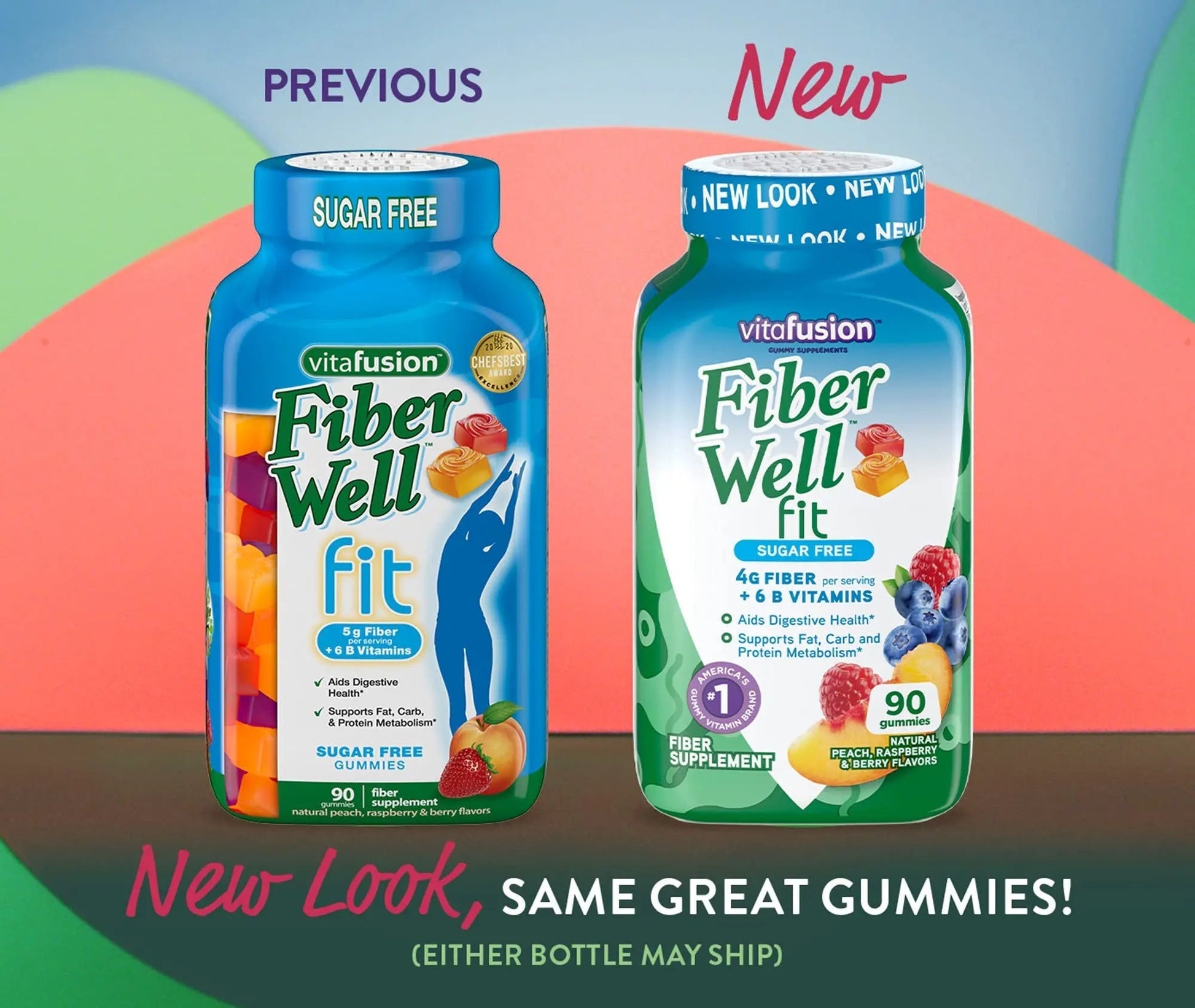 Vitafusion Fiber Well Fit Gummies, 90 Count and L’il Critters Gummy Vites Daily Gummy Multivitamin for Kids, 190 Gummies Vitafusion buy supplements canada