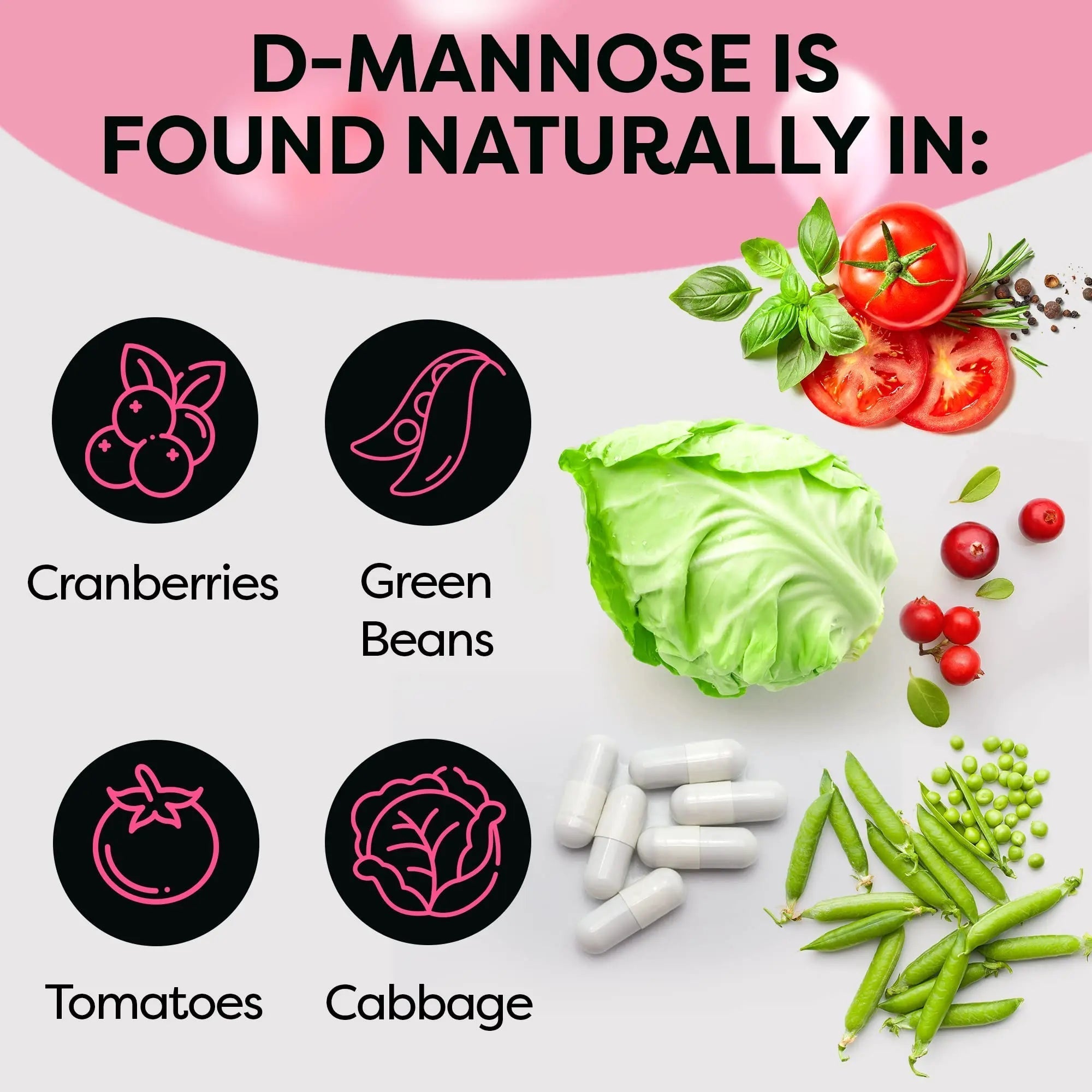 ACE NUTRITION pHresh D-Mannose with Cranberry Capsules for Women and Men, Maximum Strength 1000 mg Per Serving - Supports: Urinary Tract Health - Made in The USA ACE NUTRITION buy supplements canada