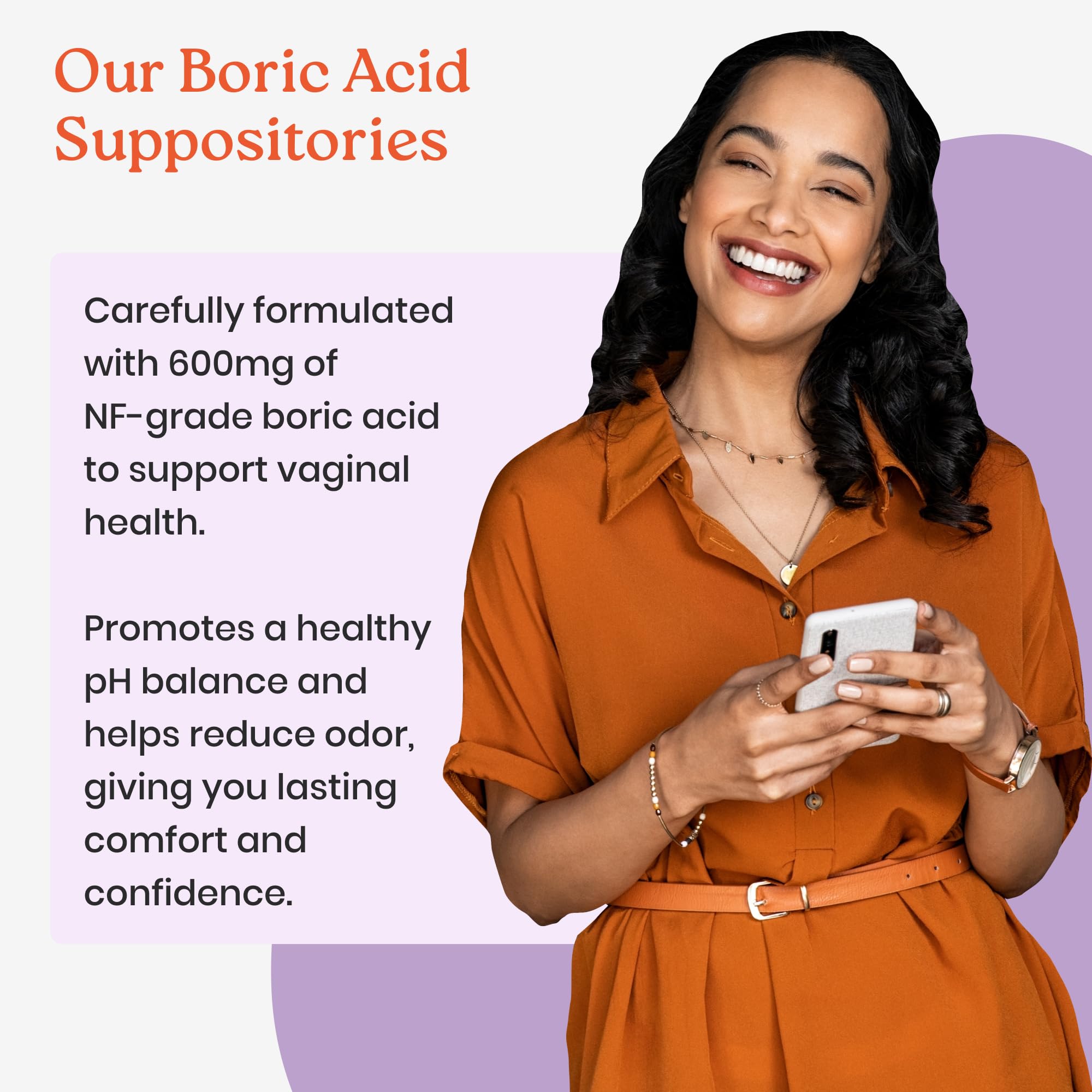 NewLife Naturals Boric Acid Suppositories for Women - 600mg | pH Balance Pills | Feminine Care | 2 Pack (60 Capsules) | Made in USA NewLife Naturals buy supplements canada
