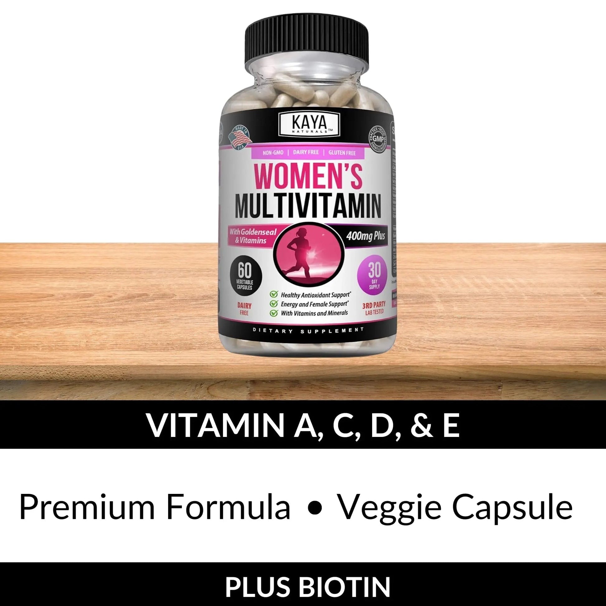 Kaya Naturals Women's Multivitamin, Overall Healthy Antioxidant, and Immune Support, Vitamins A, D, C, E, Biotin Kaya Naturals buy supplements canada