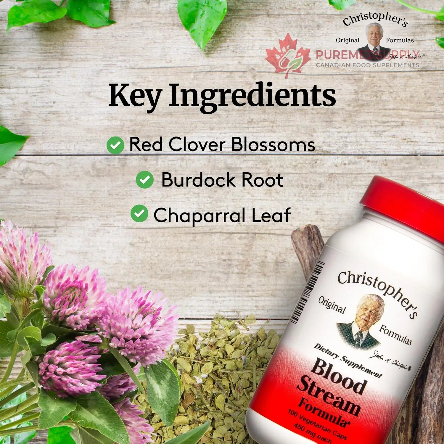 DR. CHRISTOPHER'S Formulas Blood Stream Formula, 100 Cap Christopher's Original Formulas buy supplements canada