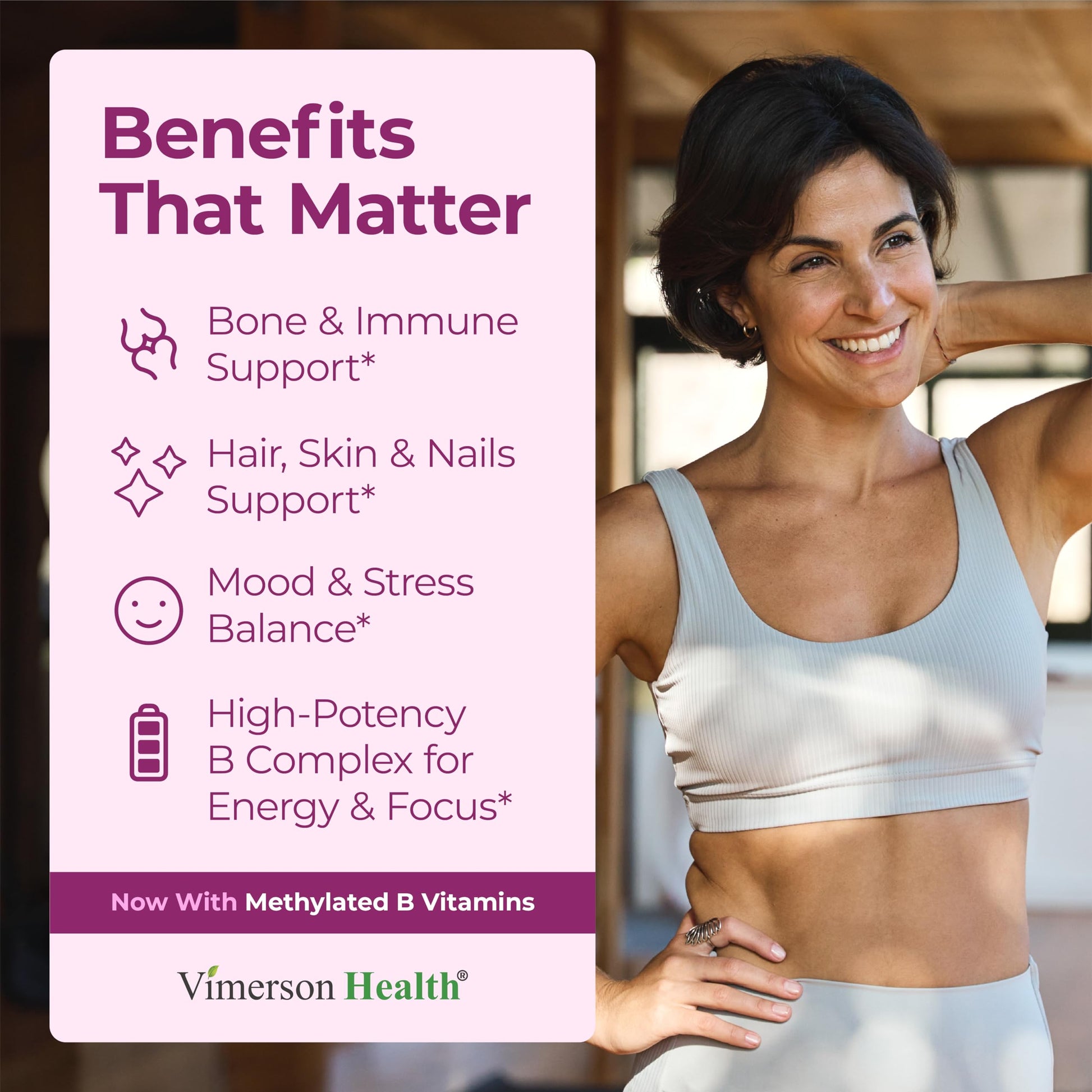 Methylated Multivitamin for Women w/Bioavailable Vitamins, Chelated Minerals, Vitamin D, B12, C, A & Zinc for Energy, Focus and Immune Health Vimerson Health buy supplements canada