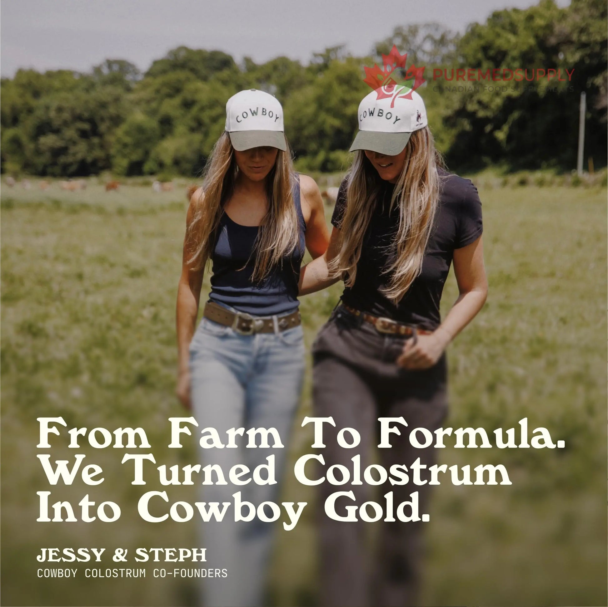 Cowboy - The Exclusive 1st Milking, Whole, Grass Fed Colostrum Supplement for Full Body Health - Sugar Free Bovine Colostrum Powder Packed with Bioactive(Vanilla & Chocolate) Nutrients COWBOY COLOSTRUM buy supplements canada
